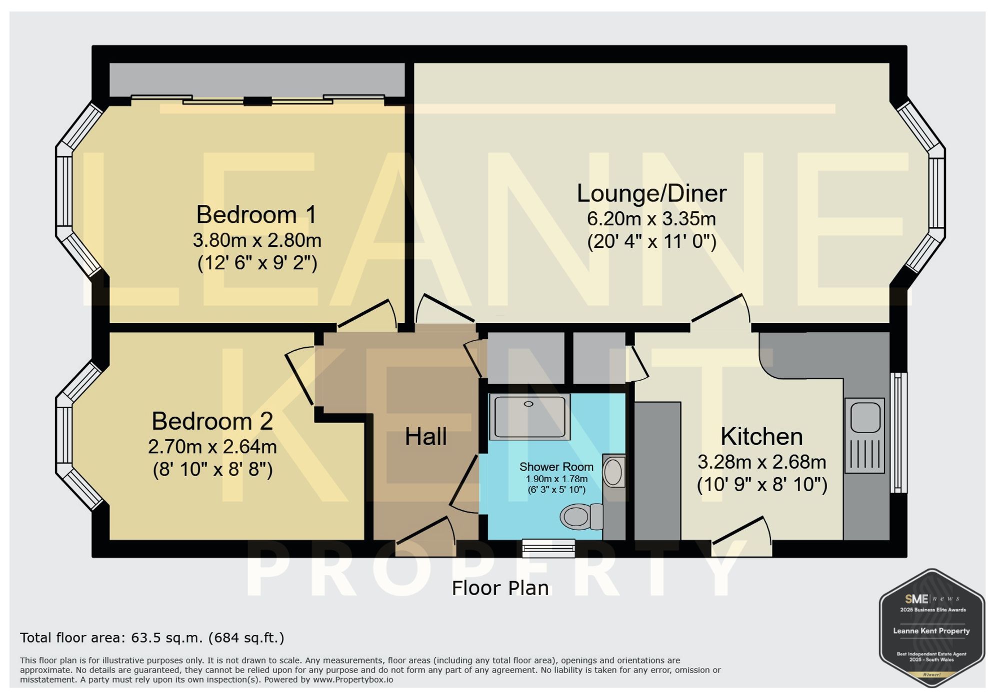 9 St. Clears Close, Caerphilly floorplan