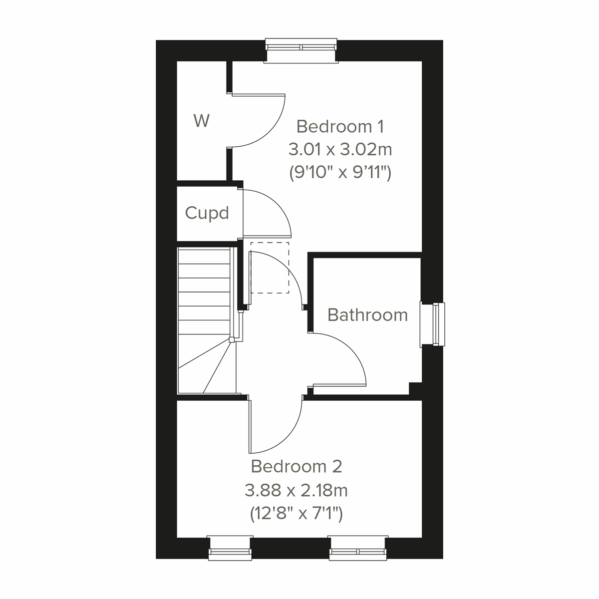 Plot 292, Harlestone Grange, Northampton floorplan
