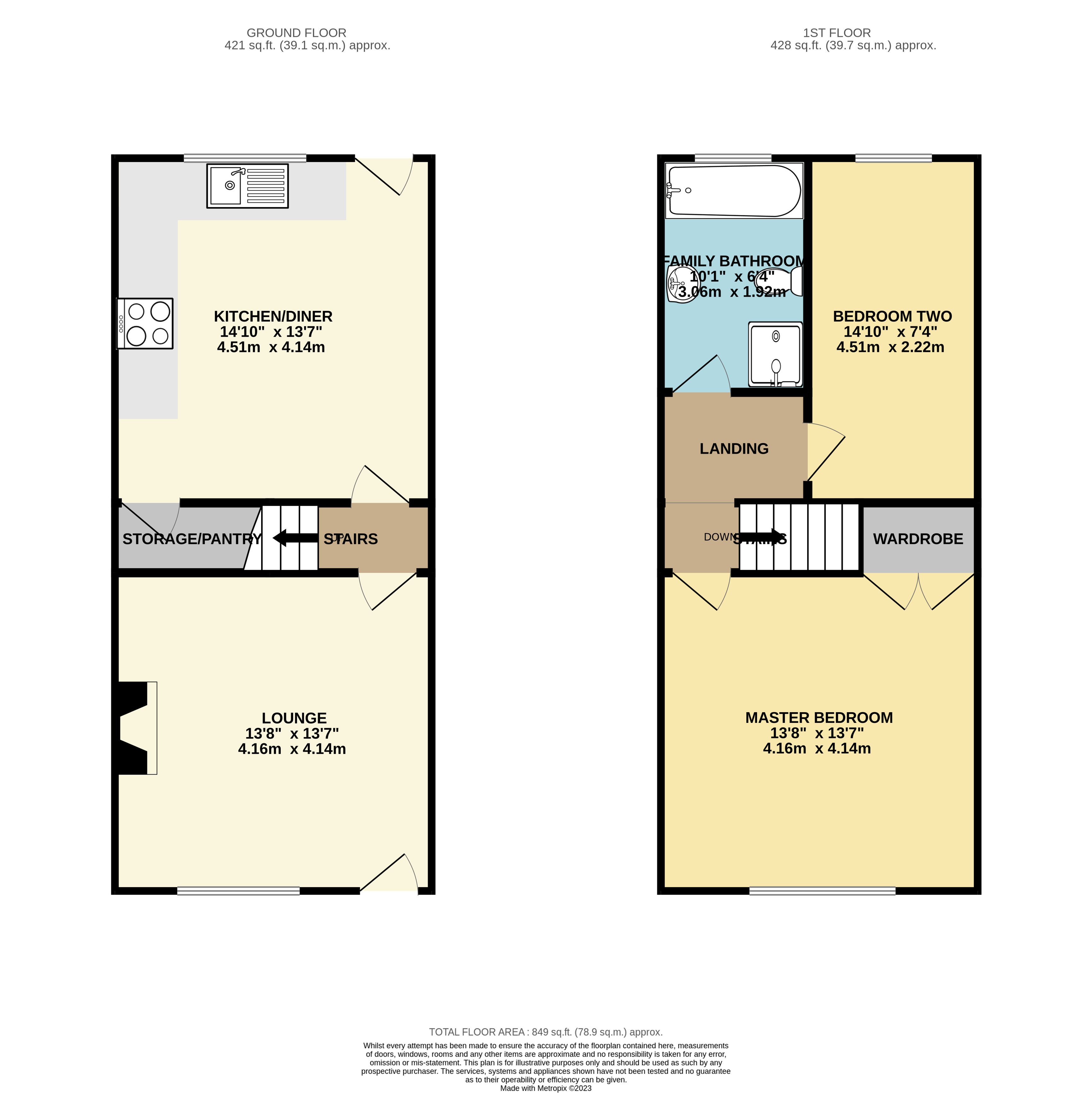 Lime Pit Lane, Stanley, Wakefield WF3, 2 bedroom terraced house for