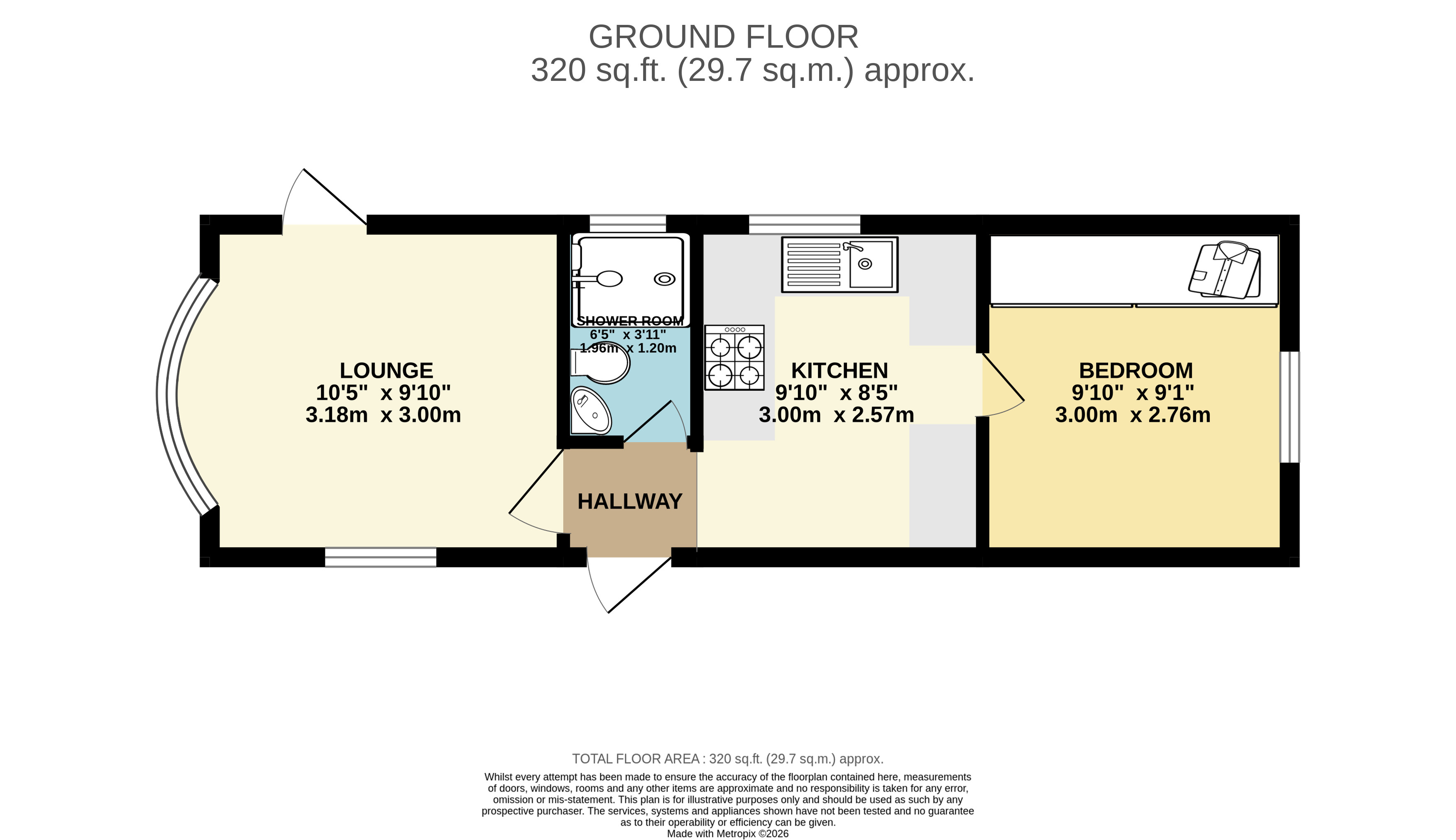 3, Main Street, The Dome Village, Hockley floorplan