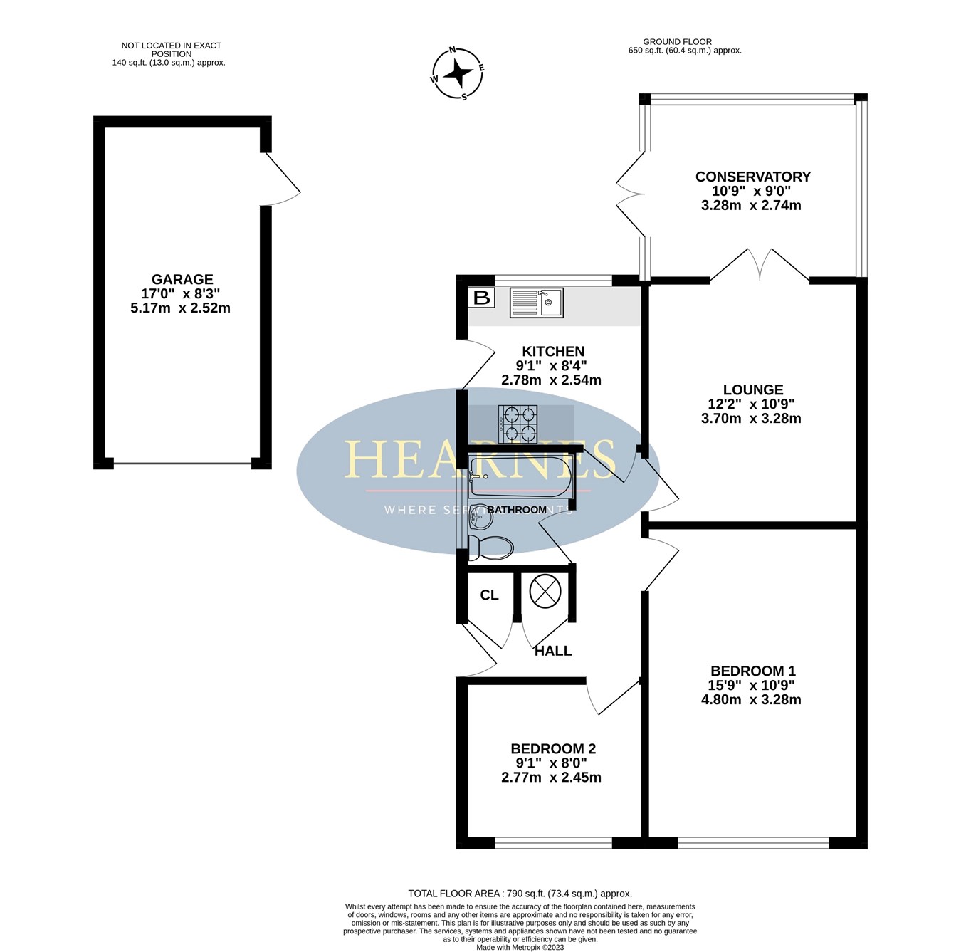 Coppice Avenue, Ferndown BH22, 2 bedroom semidetached bungalow for