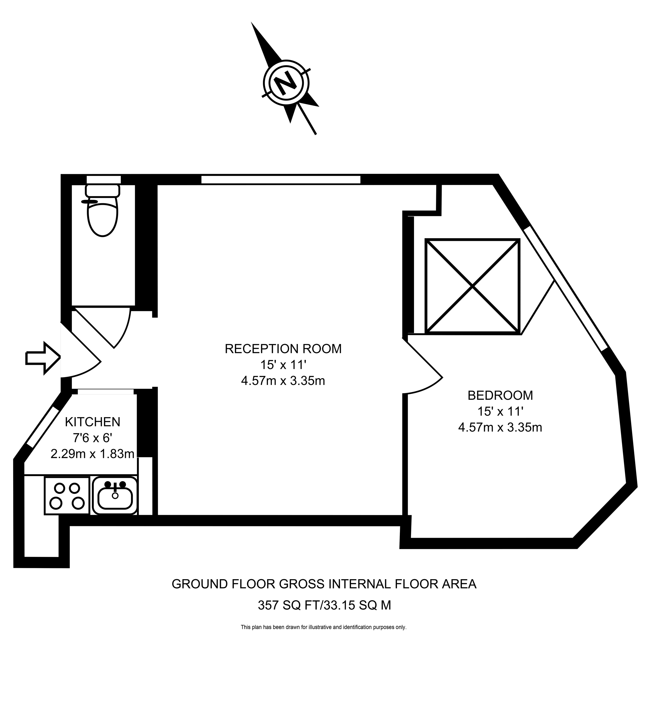 Hannibal Road, E1, Stepney floorplan