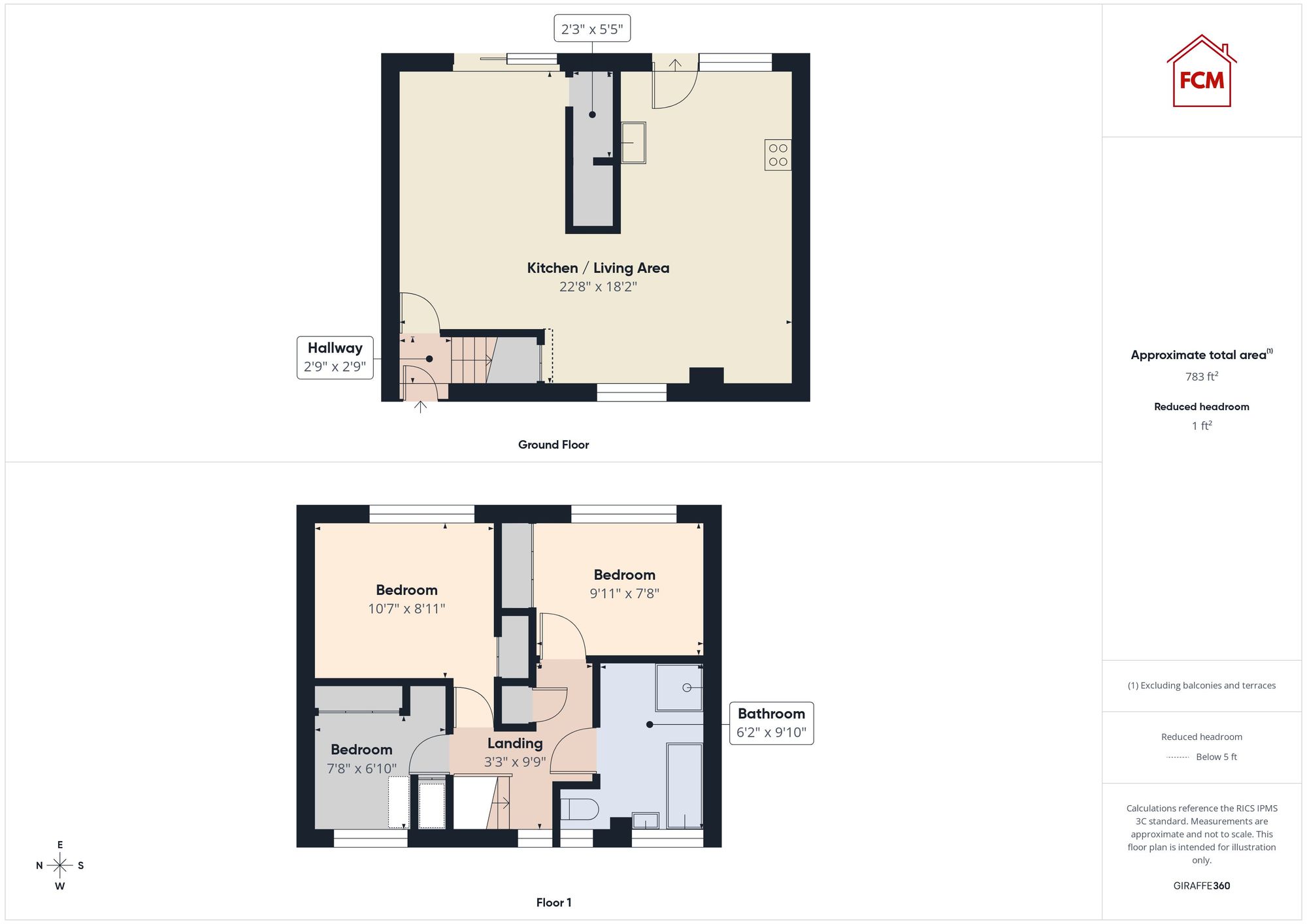 7 Dorset Close, Whitehaven floorplan