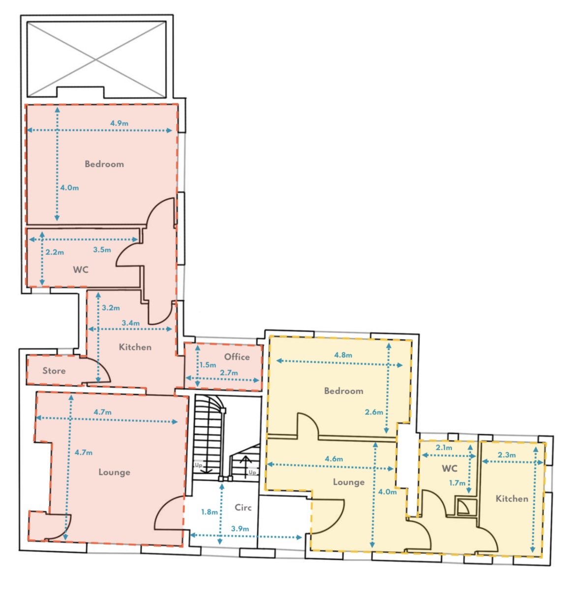 The Old Woodyard, 21 High Street, Syston, Leicester floorplan