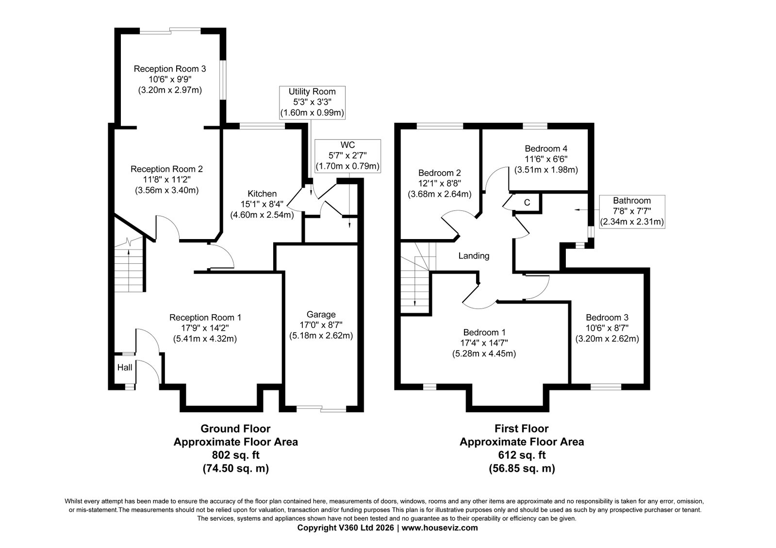 60, Lewgars Avenue, London floorplan