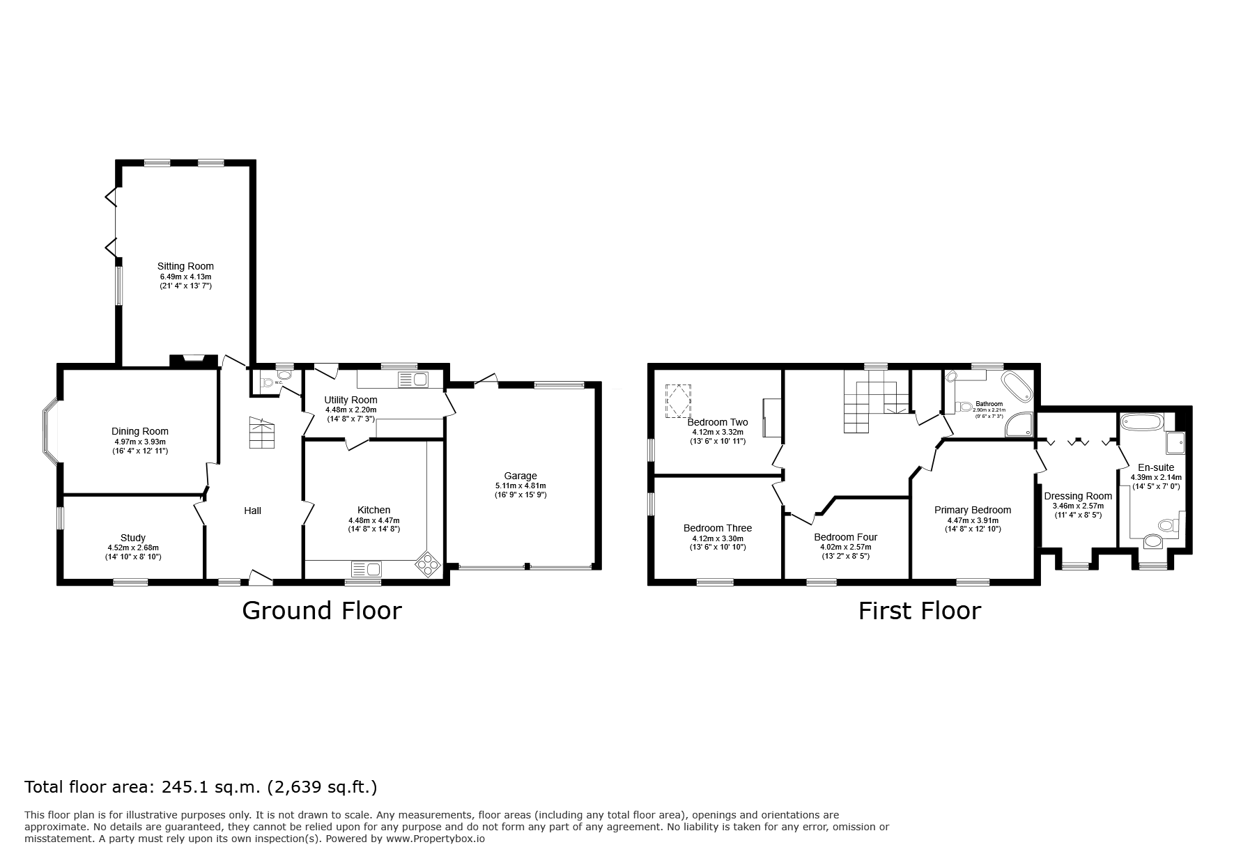 Ashbourne House, Church Lane, Pickworth, Sleaford floorplan