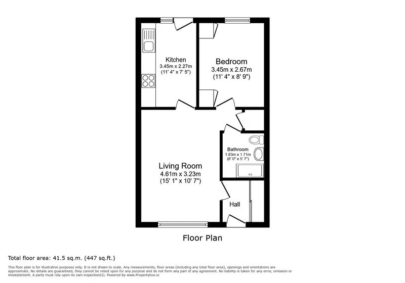 12, Bishops Court Bishopsteignton, TEIGNMOUTH floorplan
