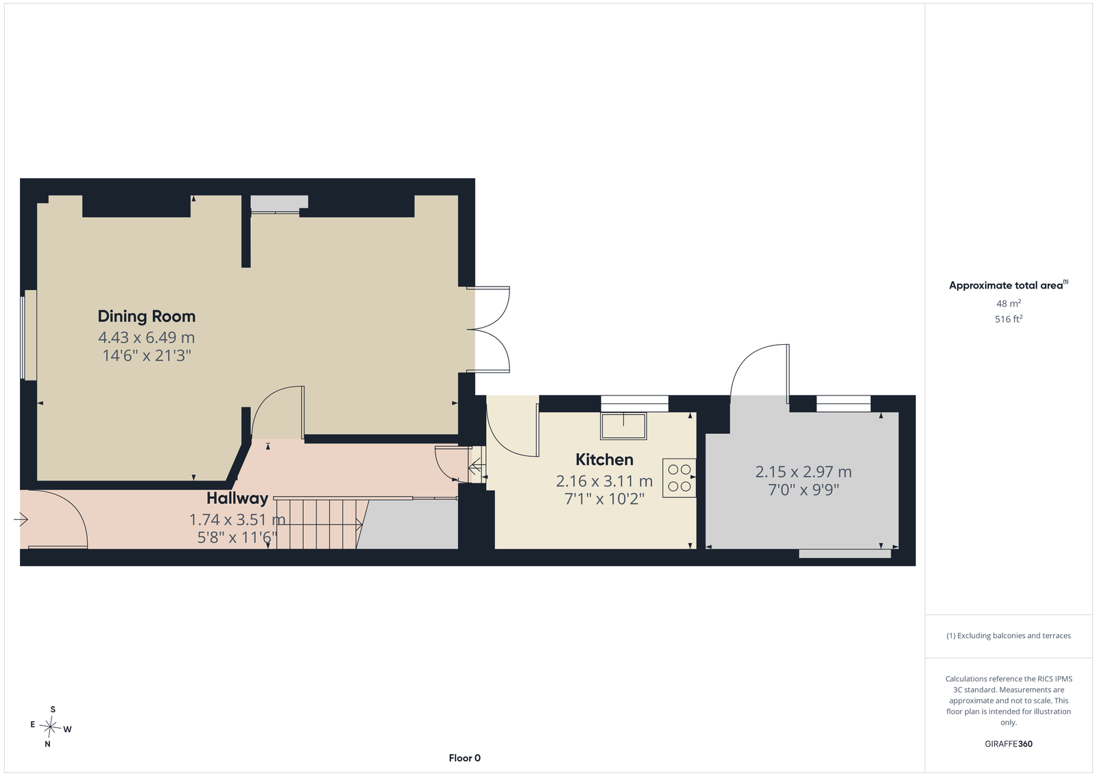 24A, Hill Park Terrace, Paignton floorplan