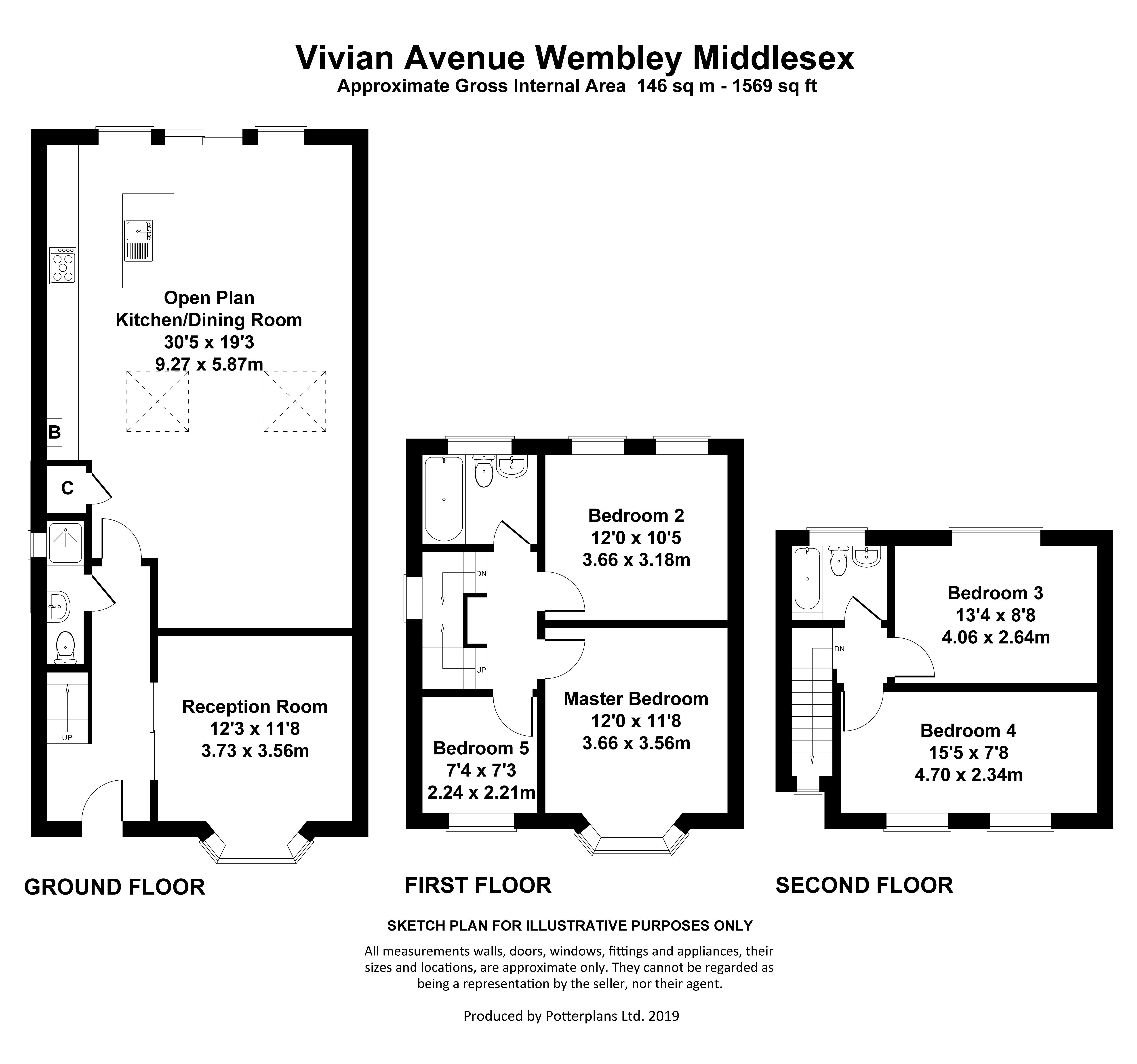 5 Bedrooms Semi-detached house for sale in Vivian Avenue, Wembley HA9