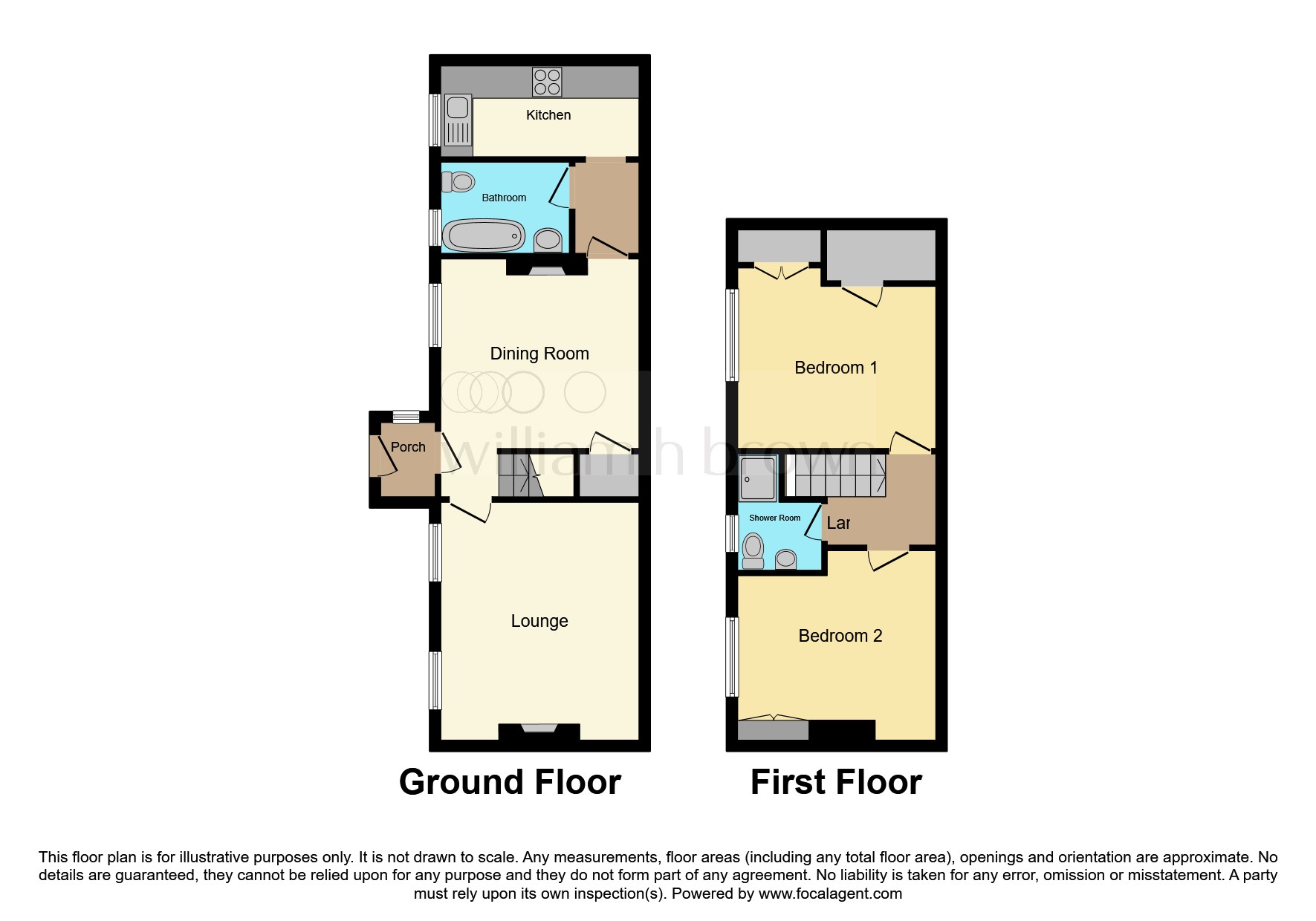 Honeysuckle Cottage, Blacketts Yard, The Street, King's Lynn floorplan