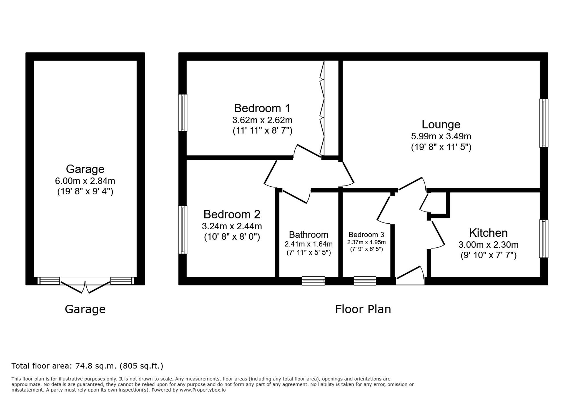 27 Fron Uchaf, Colwyn Bay floorplan