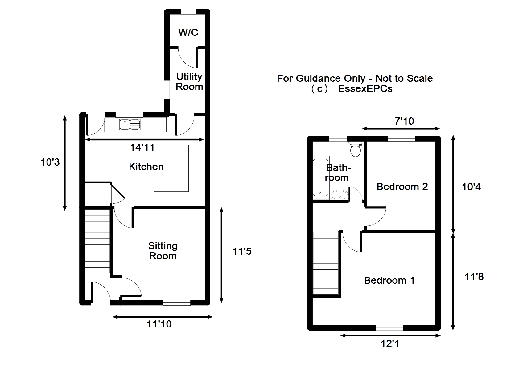 55, Navigation Road, Chelmsford floorplan