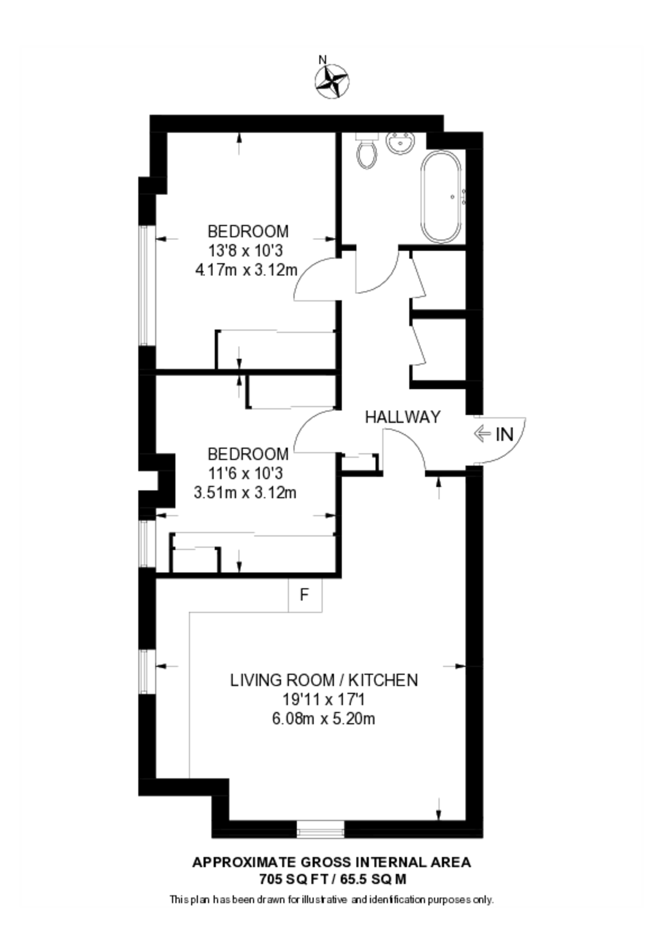 Parnham Street, Limehouse floorplan
