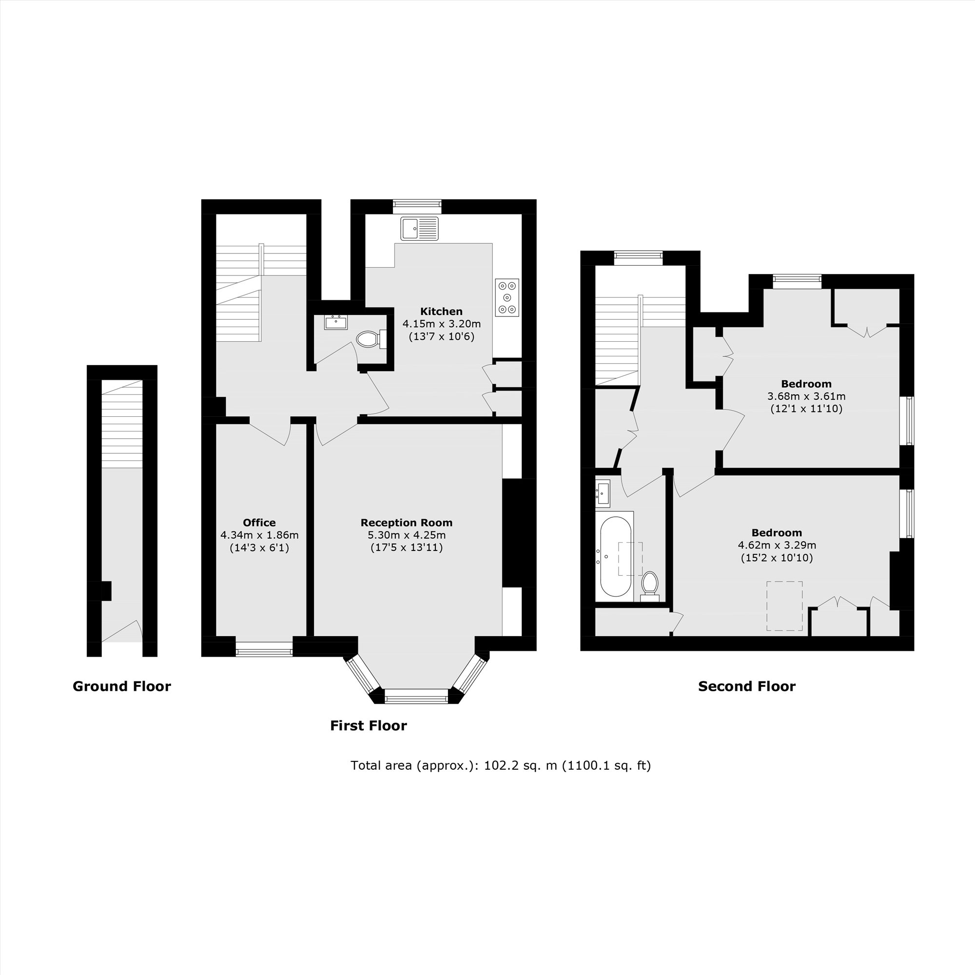 13B, St. Marys Road, London floorplan