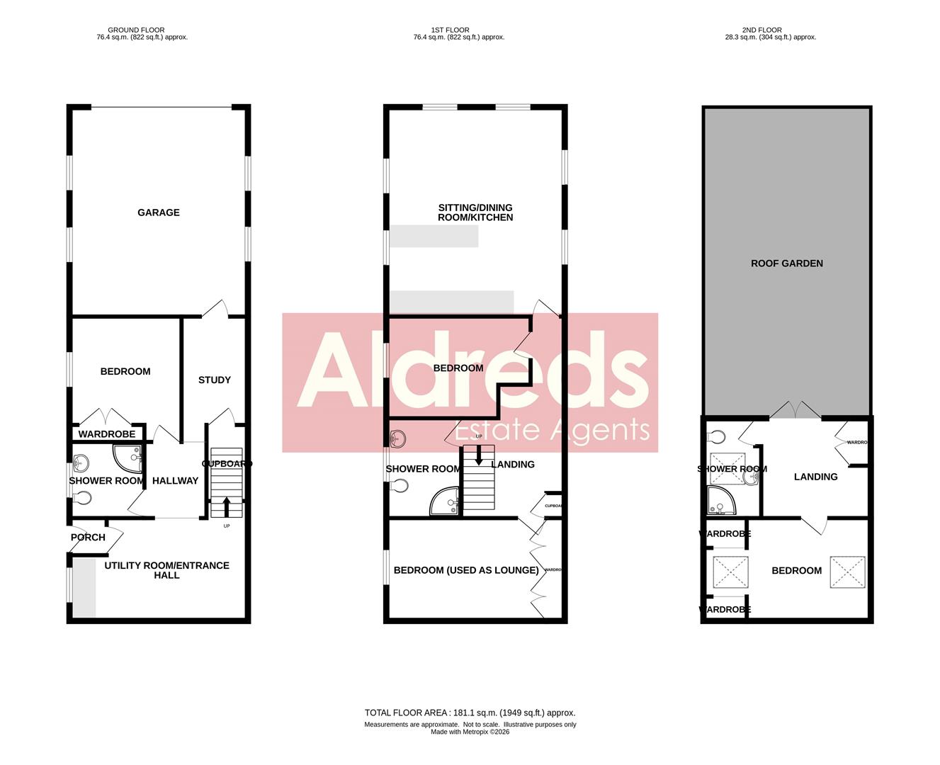 Beach View 1A, Cliff Hill, Great Yarmouth floorplan