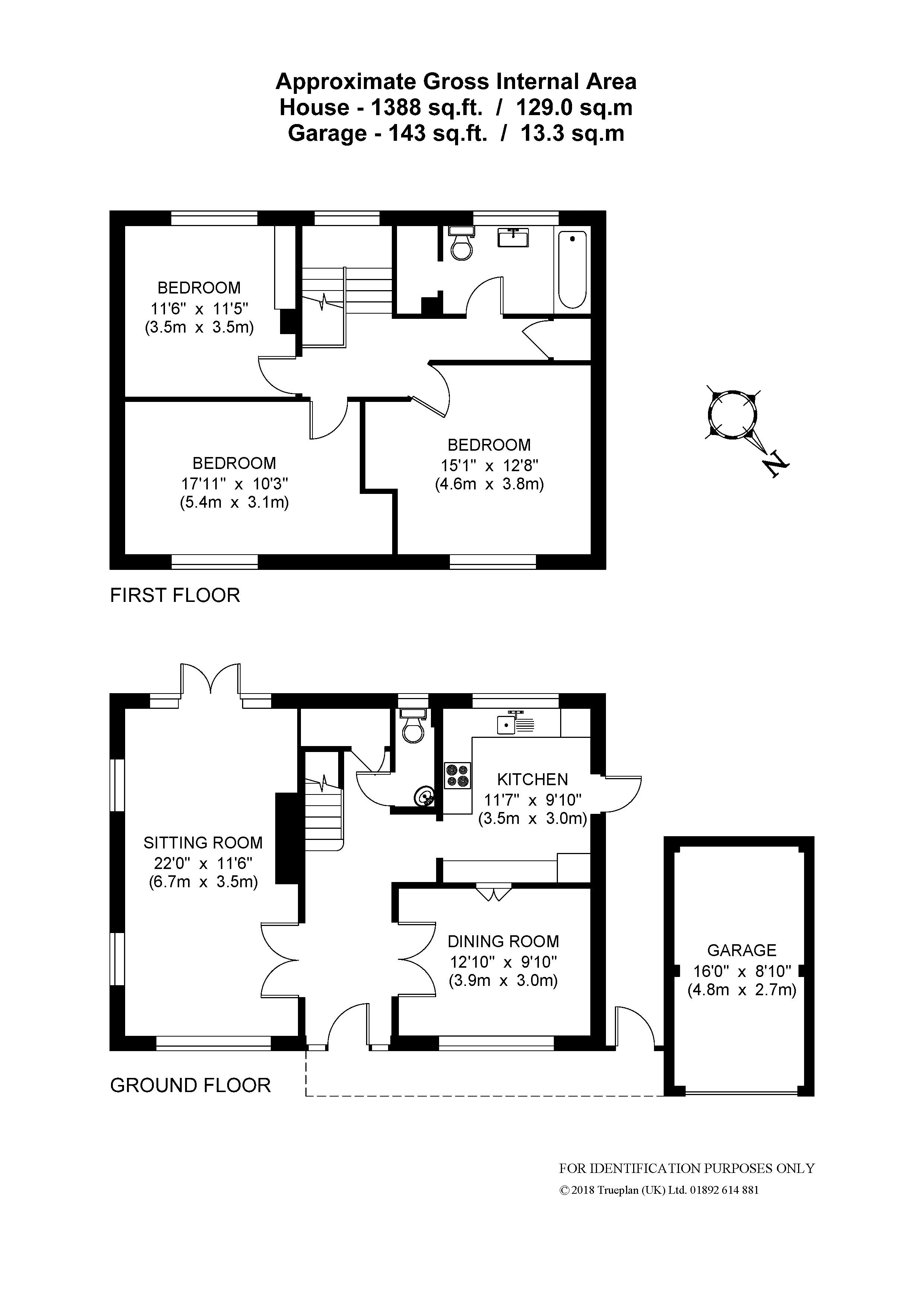 3 Bedrooms Detached house for sale in Kingsmead Road, Broadbridge Heath, West Sussex RH12