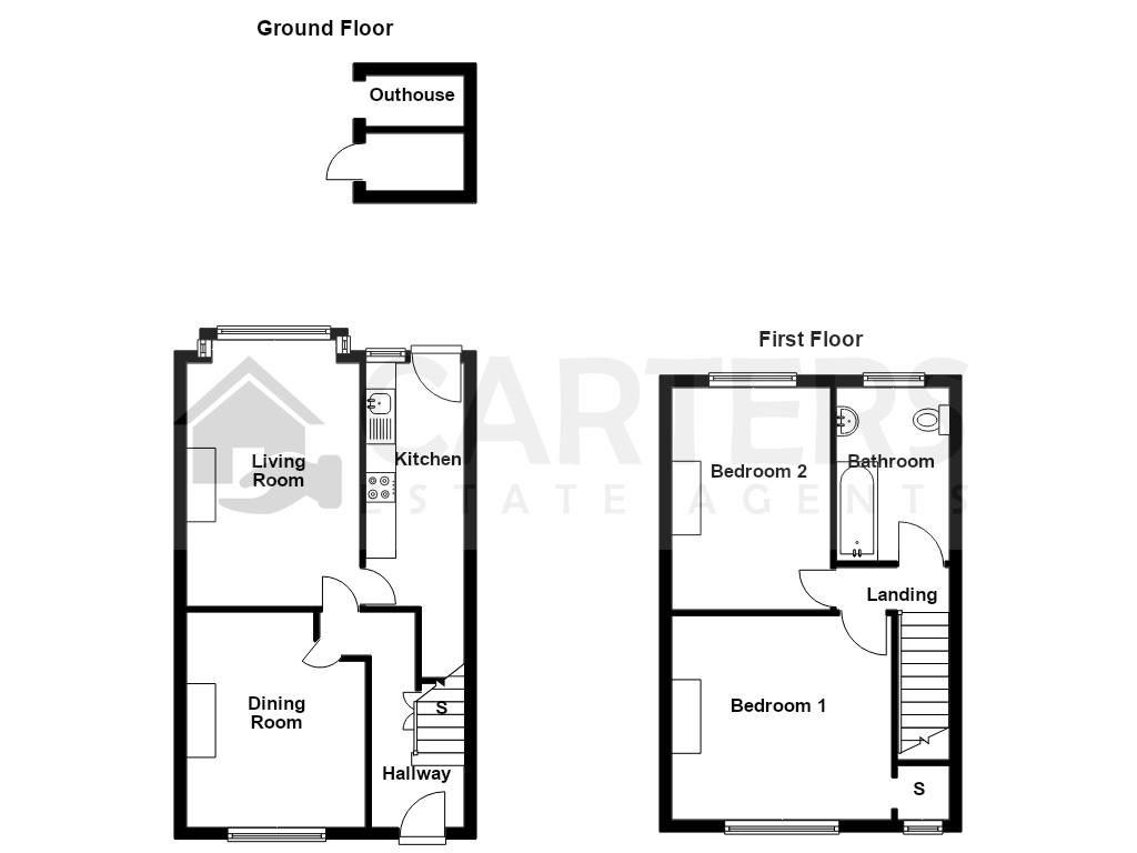 46, Well Street, Staffordshire Moorlands floorplan