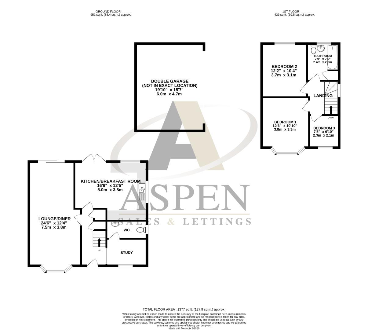 63, Glenfield Road, Ashford floorplan