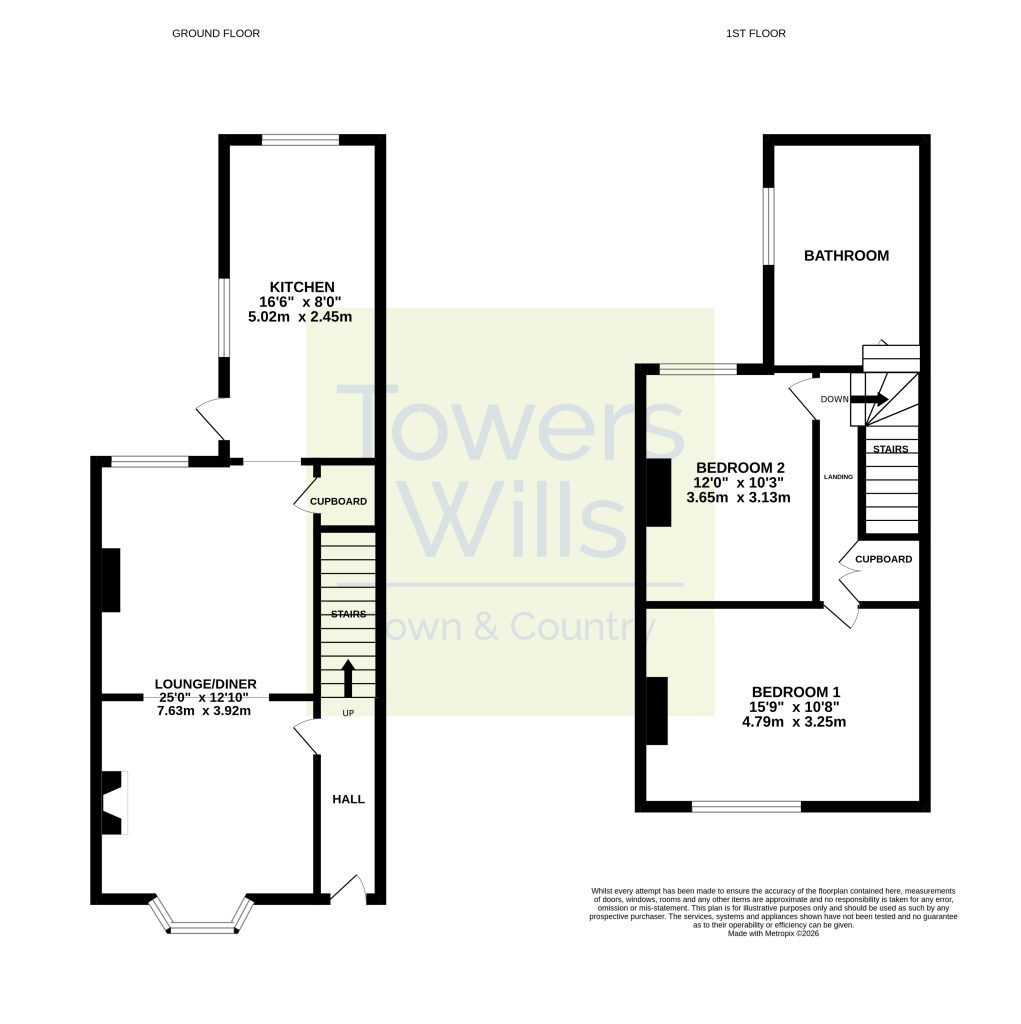 35, Camborne Grove, Yeovil floorplan