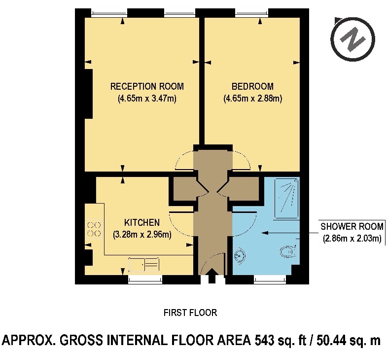 Clarendon House, Werrington Street, London floorplan