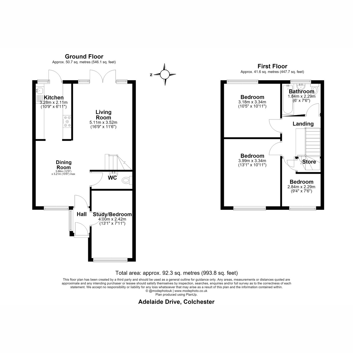 29, Adelaide Drive, Colchester floorplan