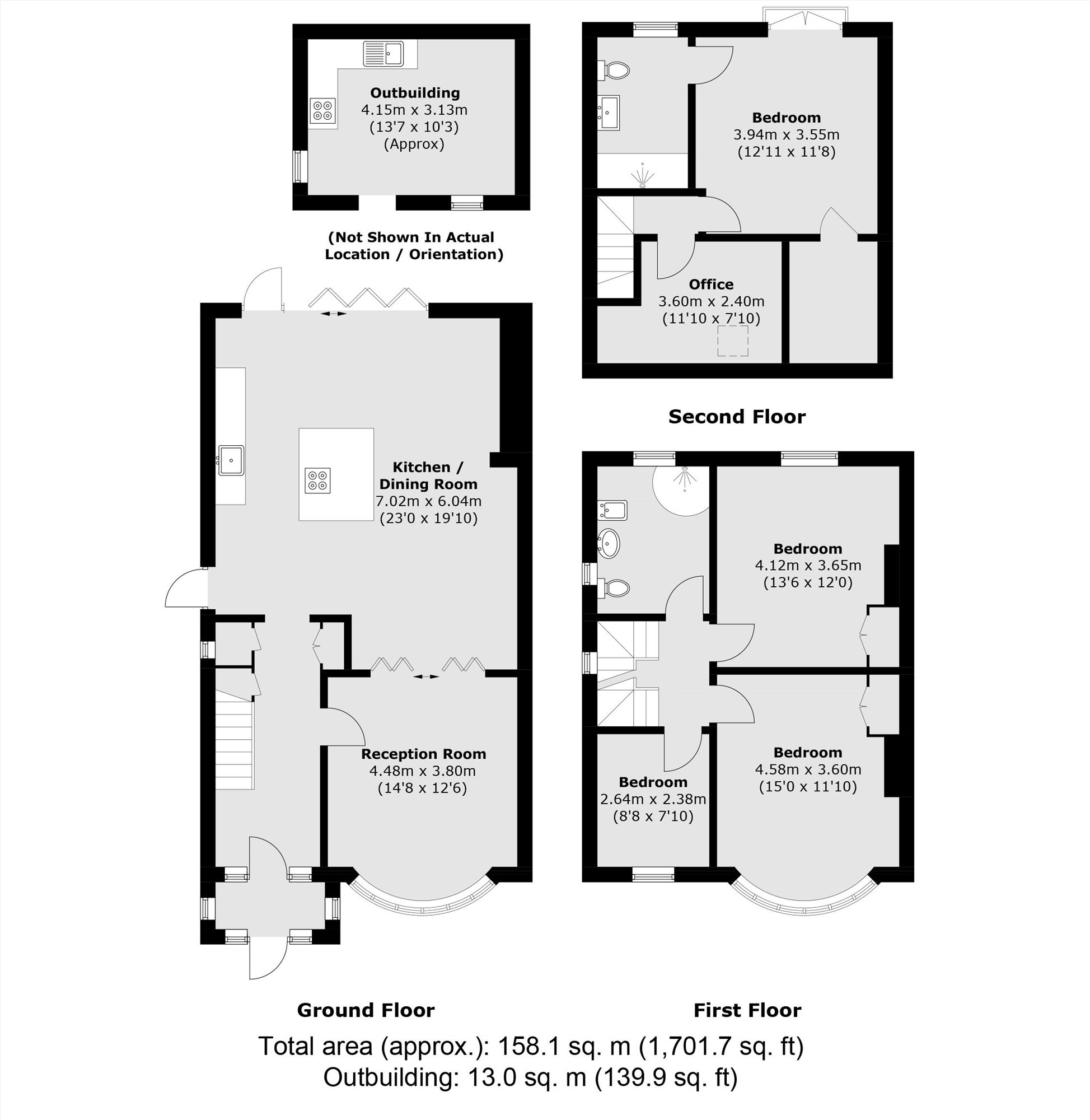 45, Lynton Road, New Malden floorplan