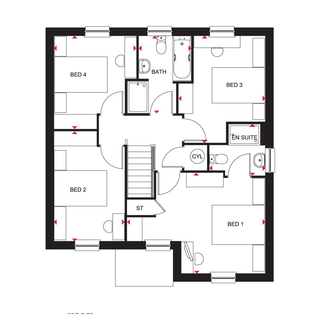 New Home 4 Bed Detached House For Sale In Dalmally At