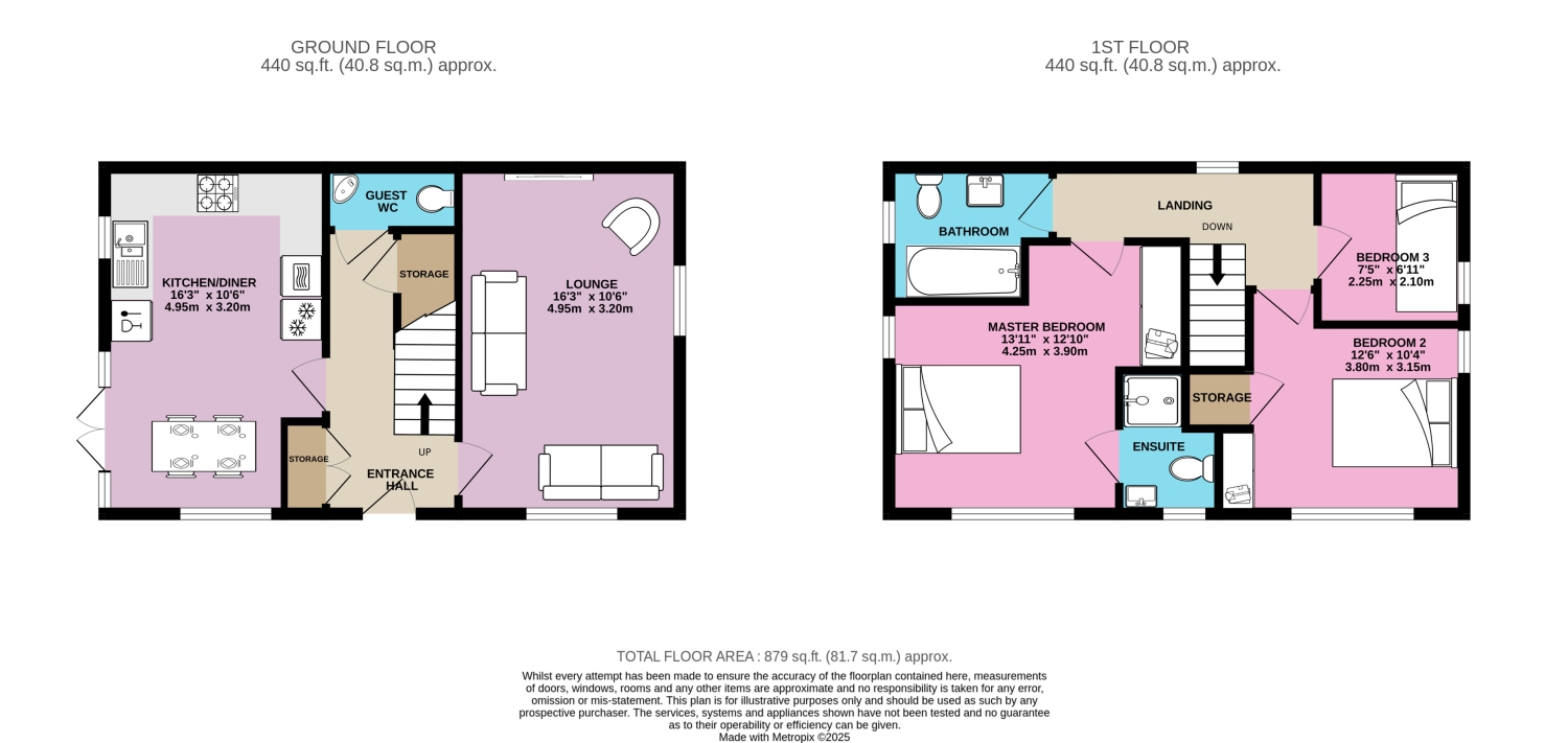 Dowling Road, Uttoxeter floorplan