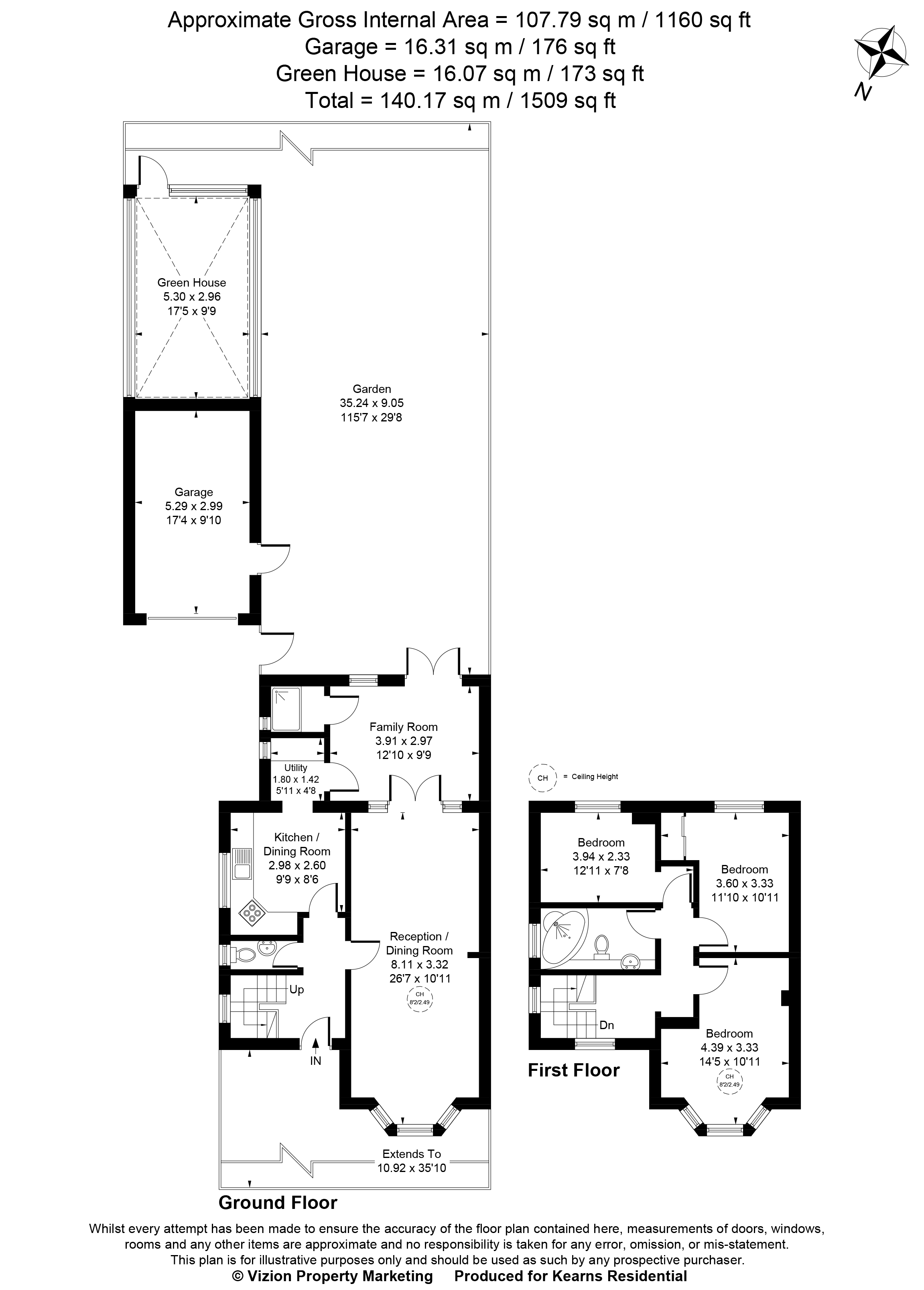82, Northwood Road, Uxbridge floorplan