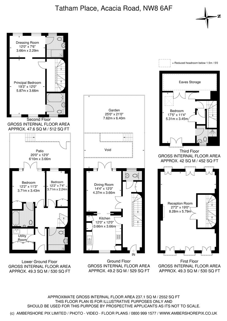 4, Tatham Place, St Johns Wood floorplan