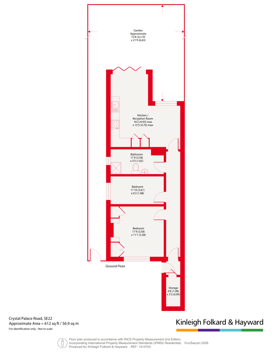 30A, Crystal Palace Road, London floorplan