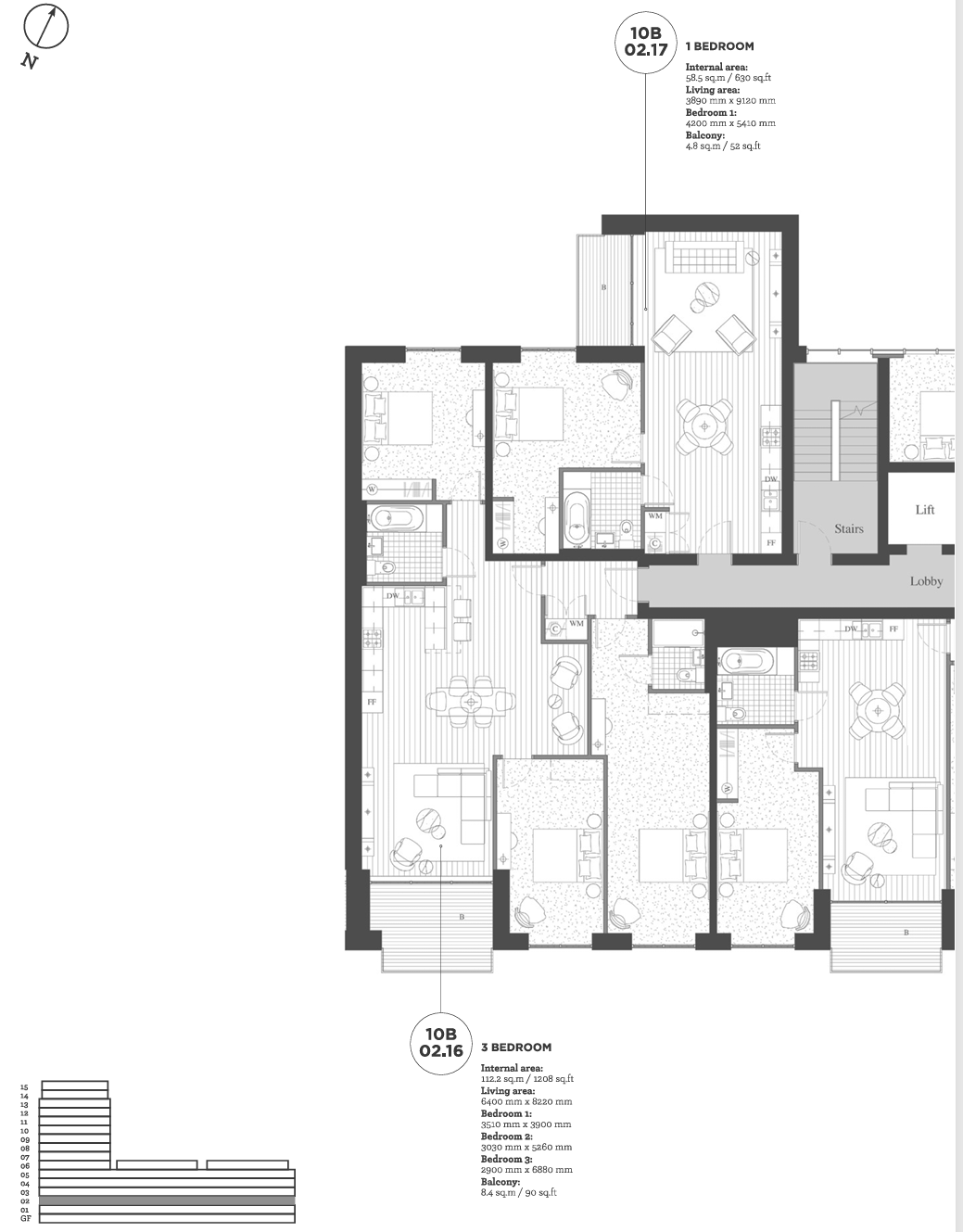 137 Liner House, 2 Royal Wharf Walk, London floorplan