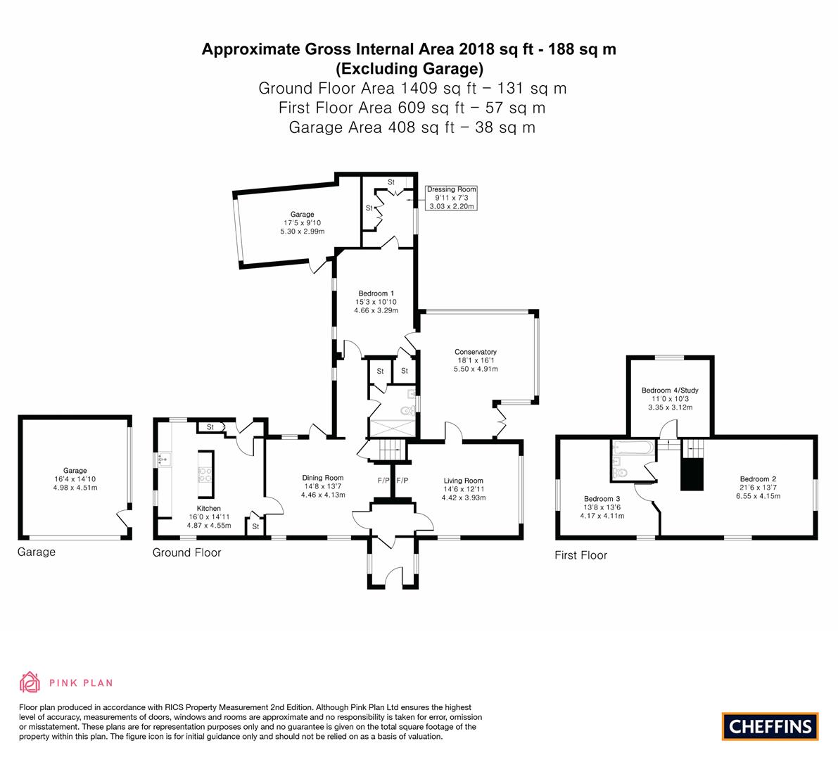 Farm Cottage, 18, High Street, Barton floorplan