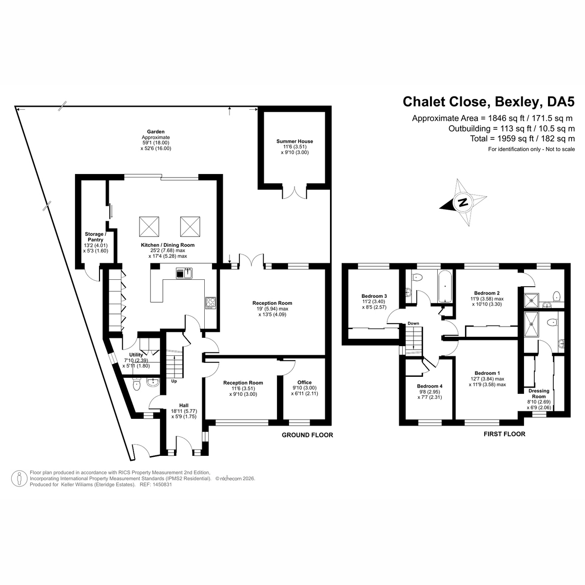12, Chalet Close, Bexley floorplan