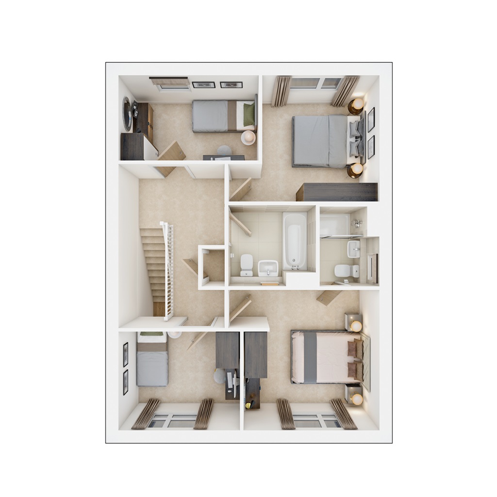 The Colford - Plot 7, Bridgewater Place, Bridgewater Road, Mosley Common, Tyldesley floorplan