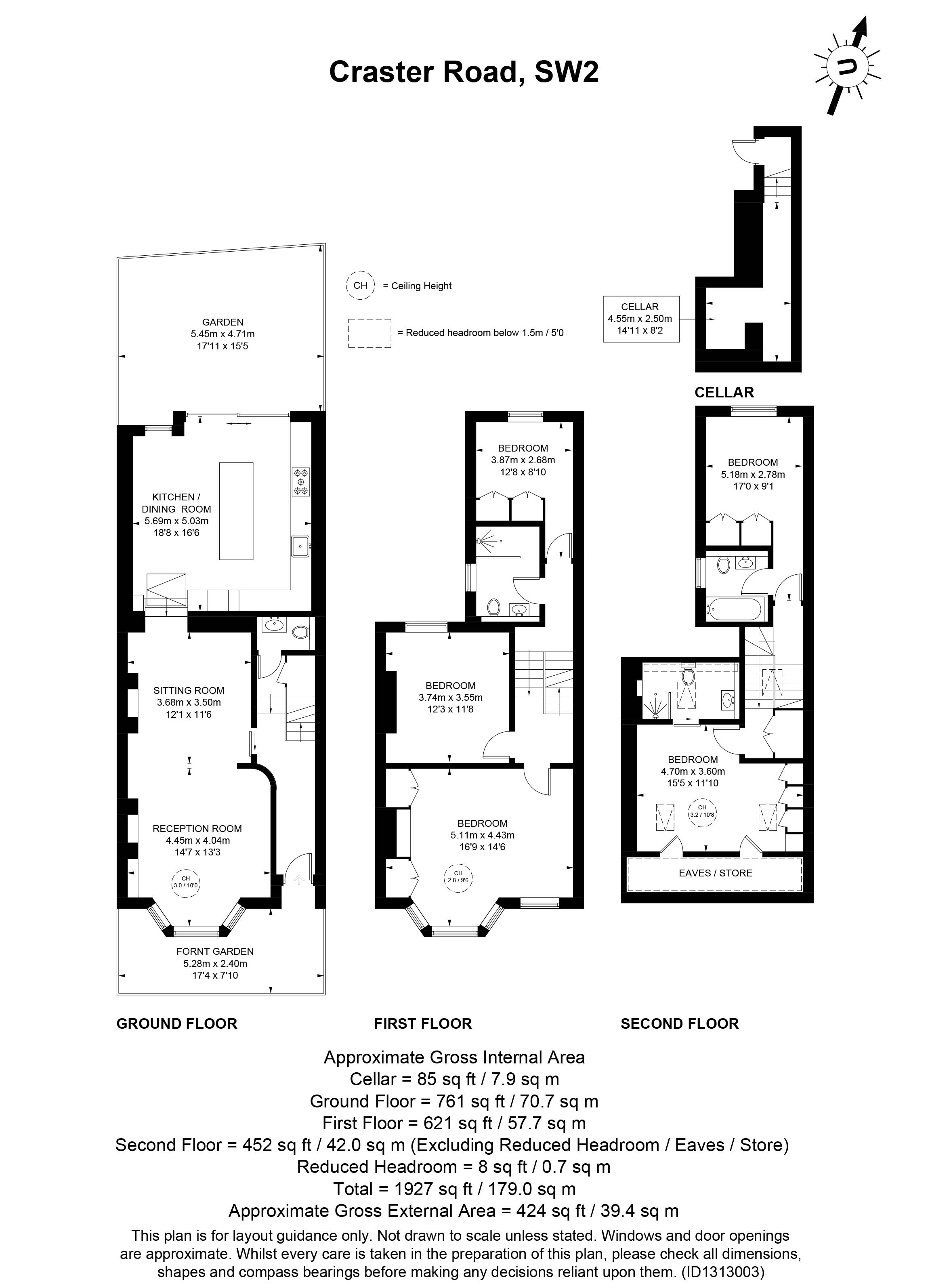 19, Craster Road, London floorplan