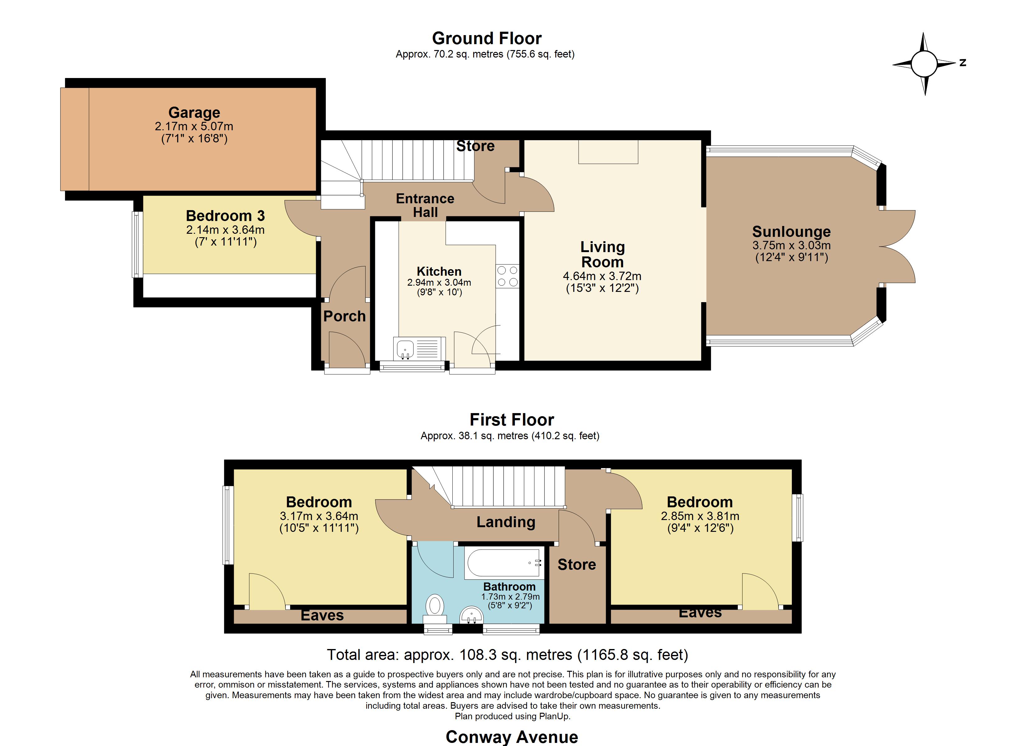 26, Conway Avenue, Great Wakering floorplan