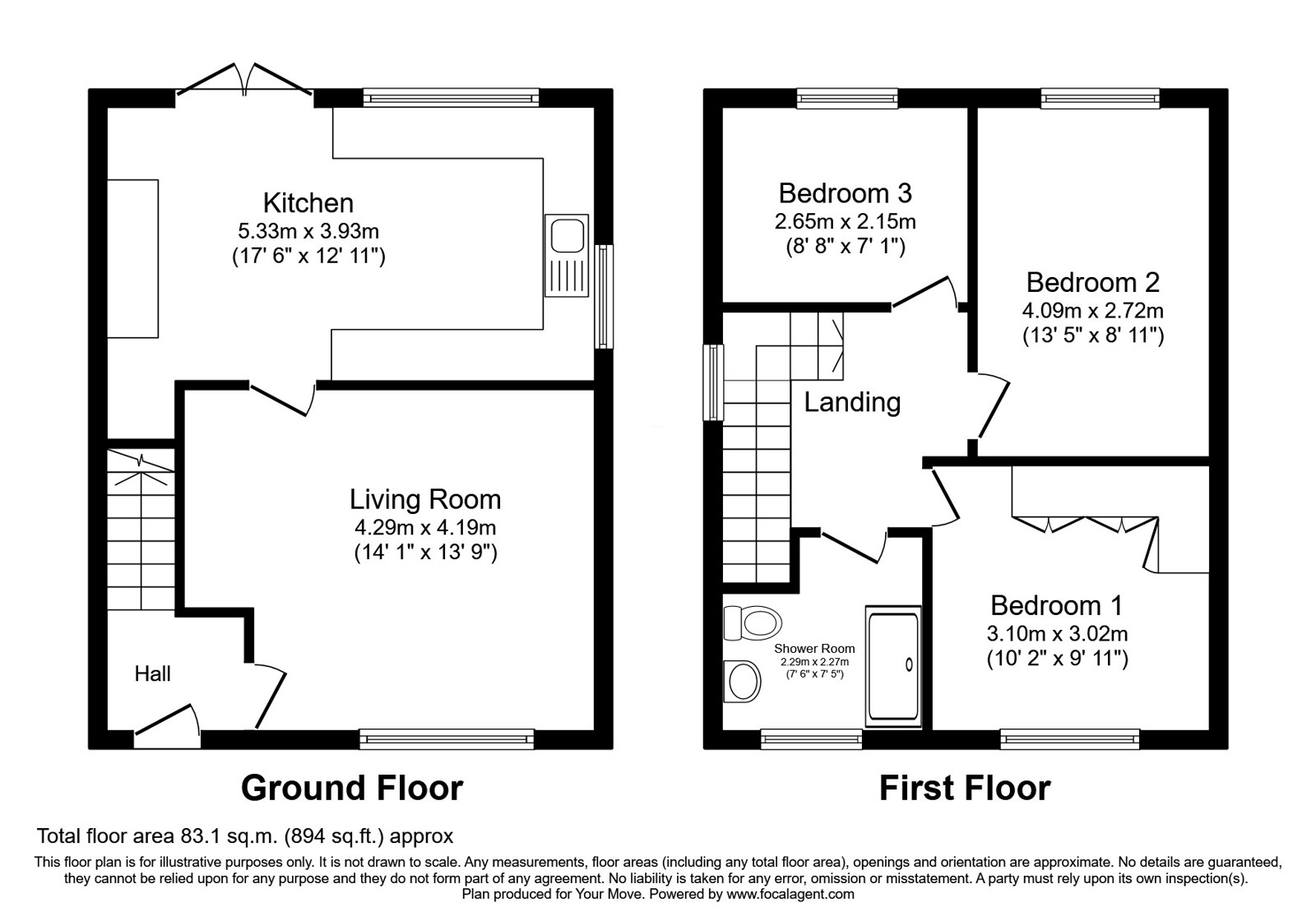 52, Hawthorn Avenue, Manchester floorplan