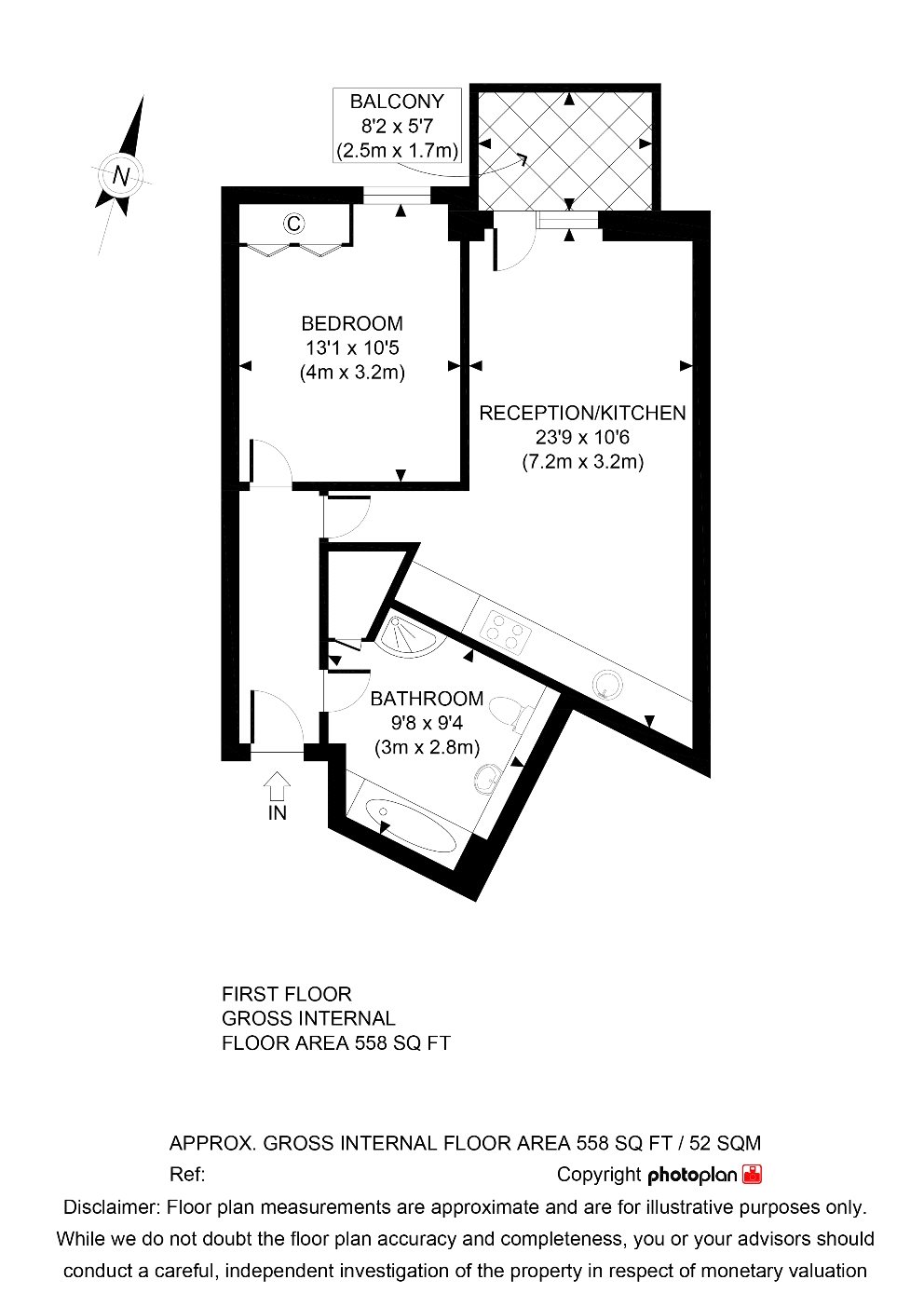 1 Bedrooms Flat for sale in Mill Lane, West Hampstead, London NW6