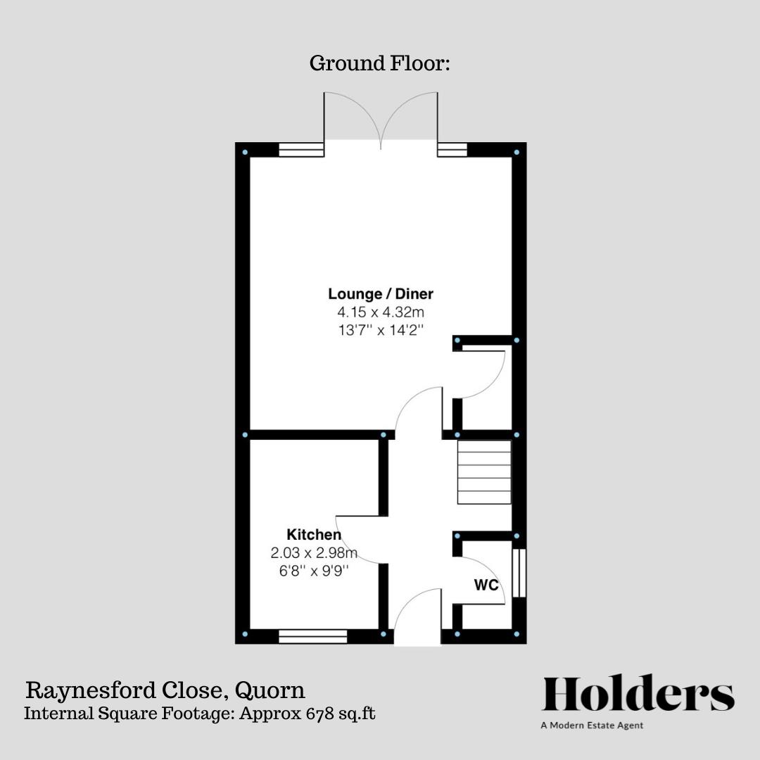 28a, Raynesford Close, Loughborough floorplan