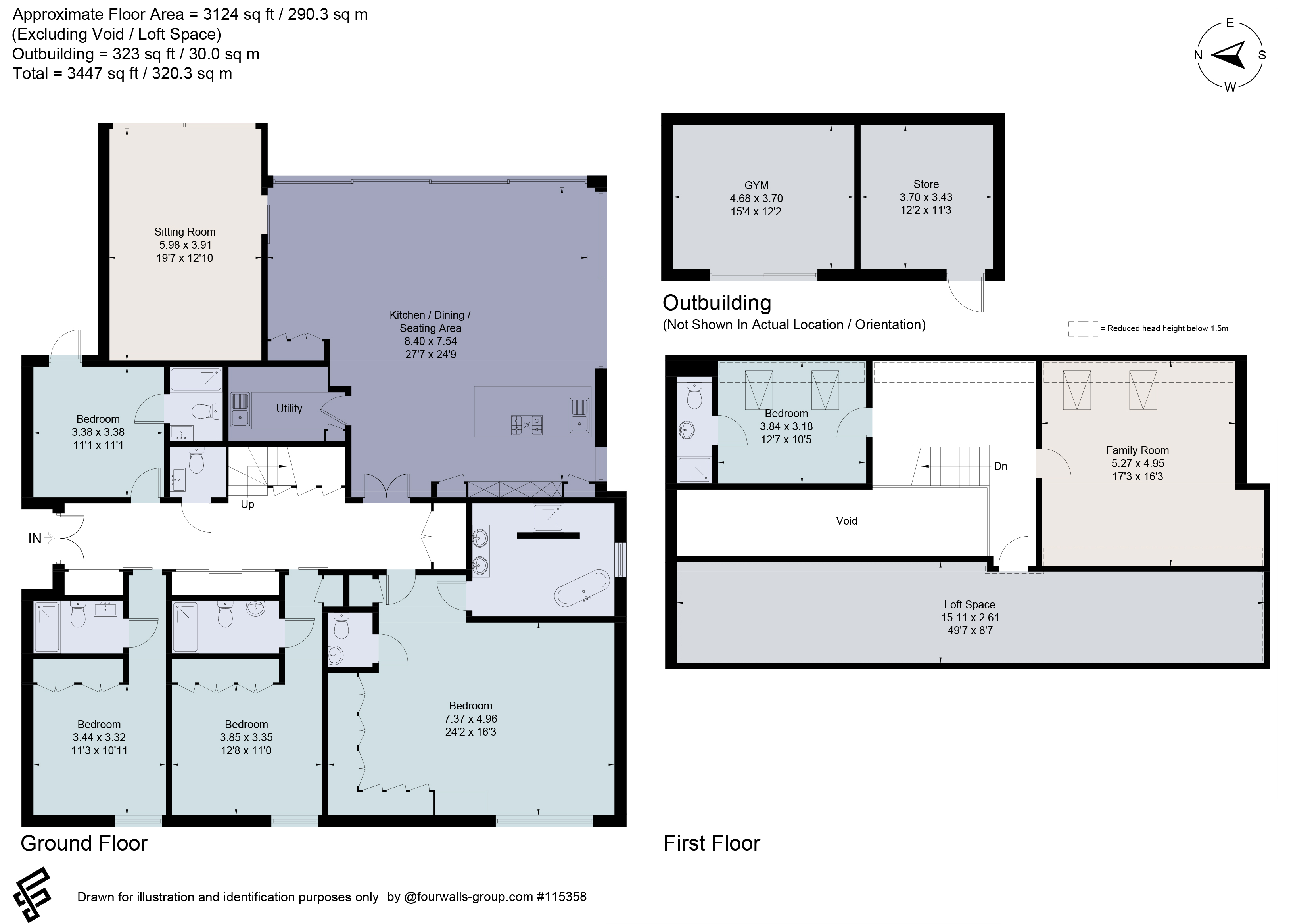 Oaklands View, 4, Deerlands Lane, Godalming floorplan