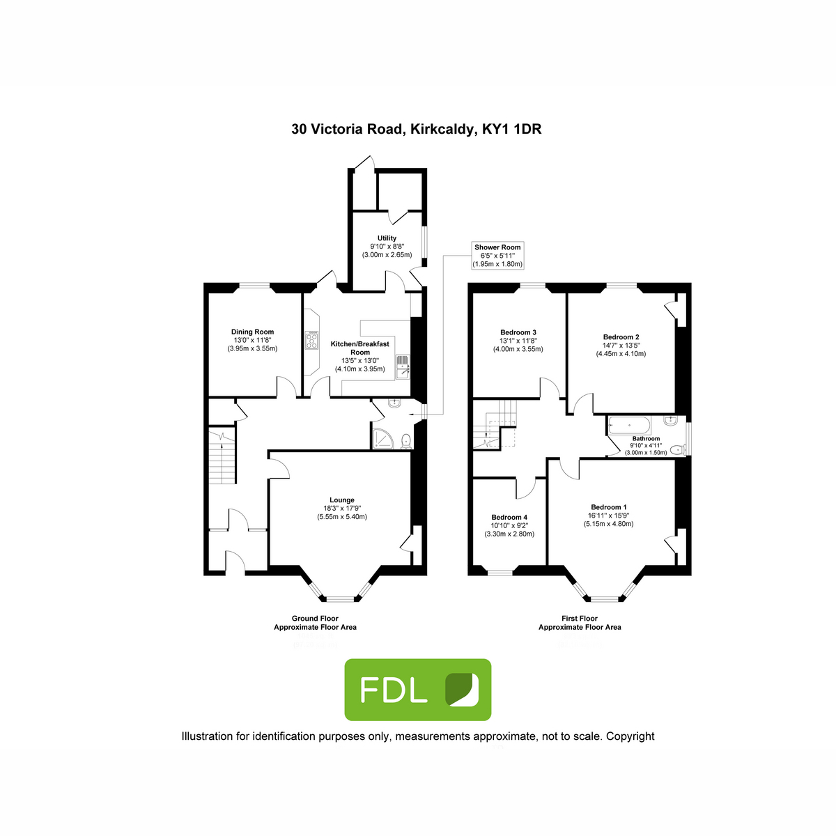 30, Victoria Road, Kirkcaldy floorplan