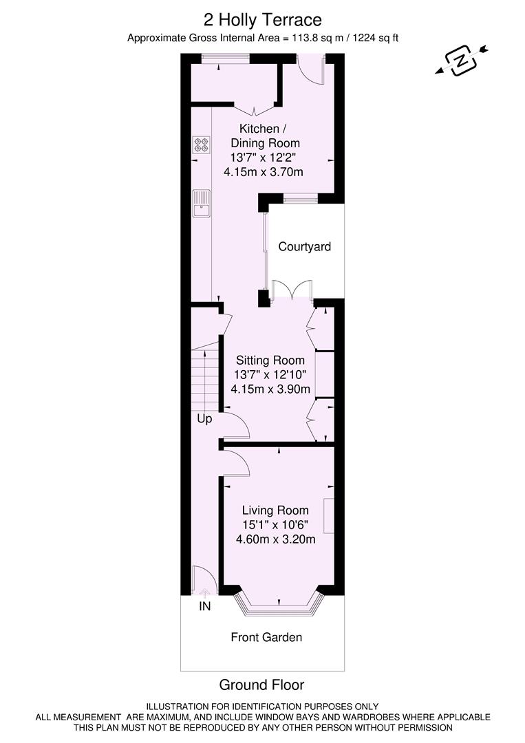 2, Holly Terrace, York floorplan