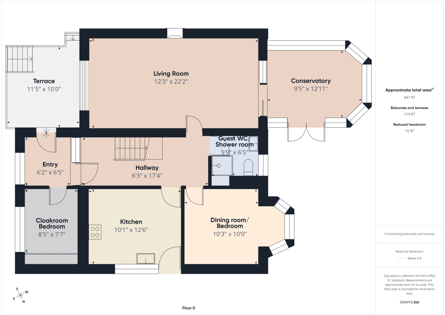 43, Moorgreen, Nottingham floorplan