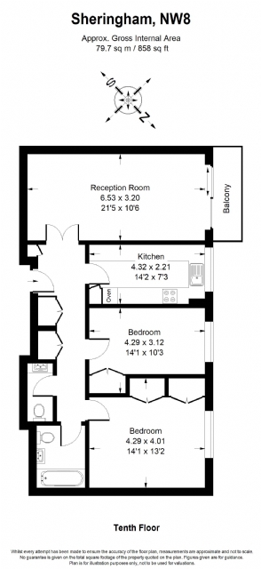 2 Bedrooms Flat to rent in Sheringham, St. Johns Wood Park, St John's Wood, London NW8