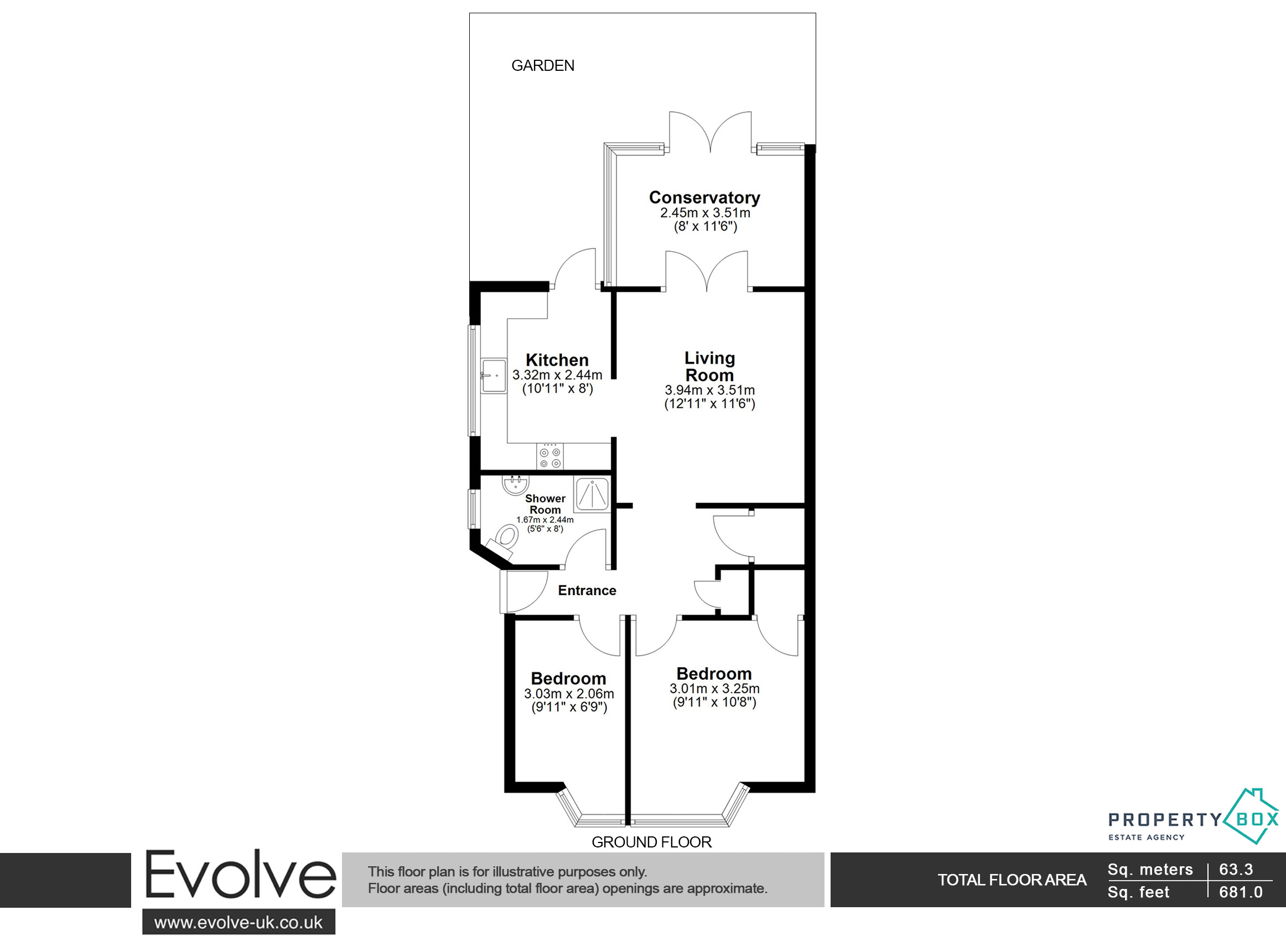 Shakespeare Avenue, Feltham floorplan