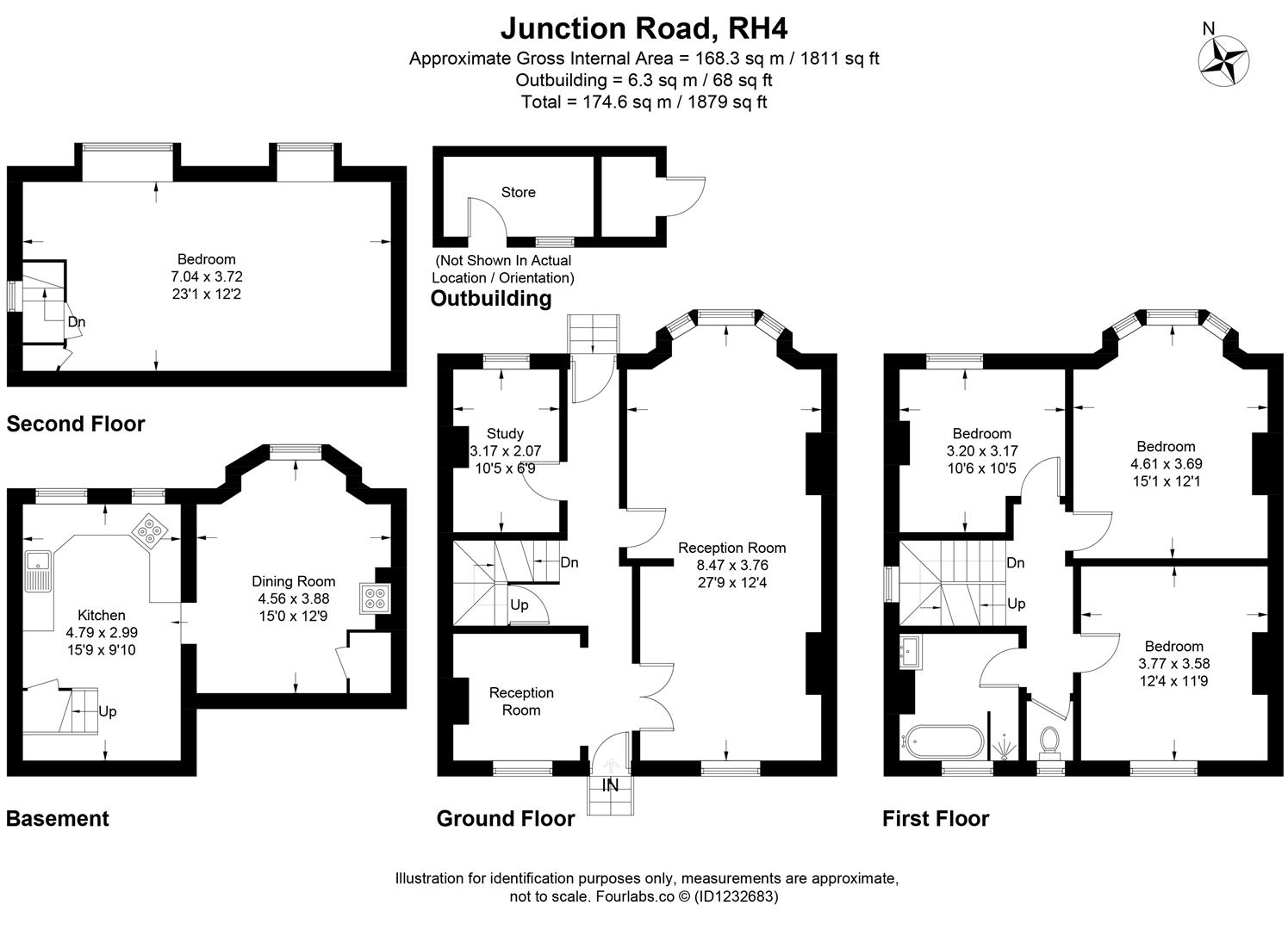 Hatton House, Junction Road, Dorking floorplan