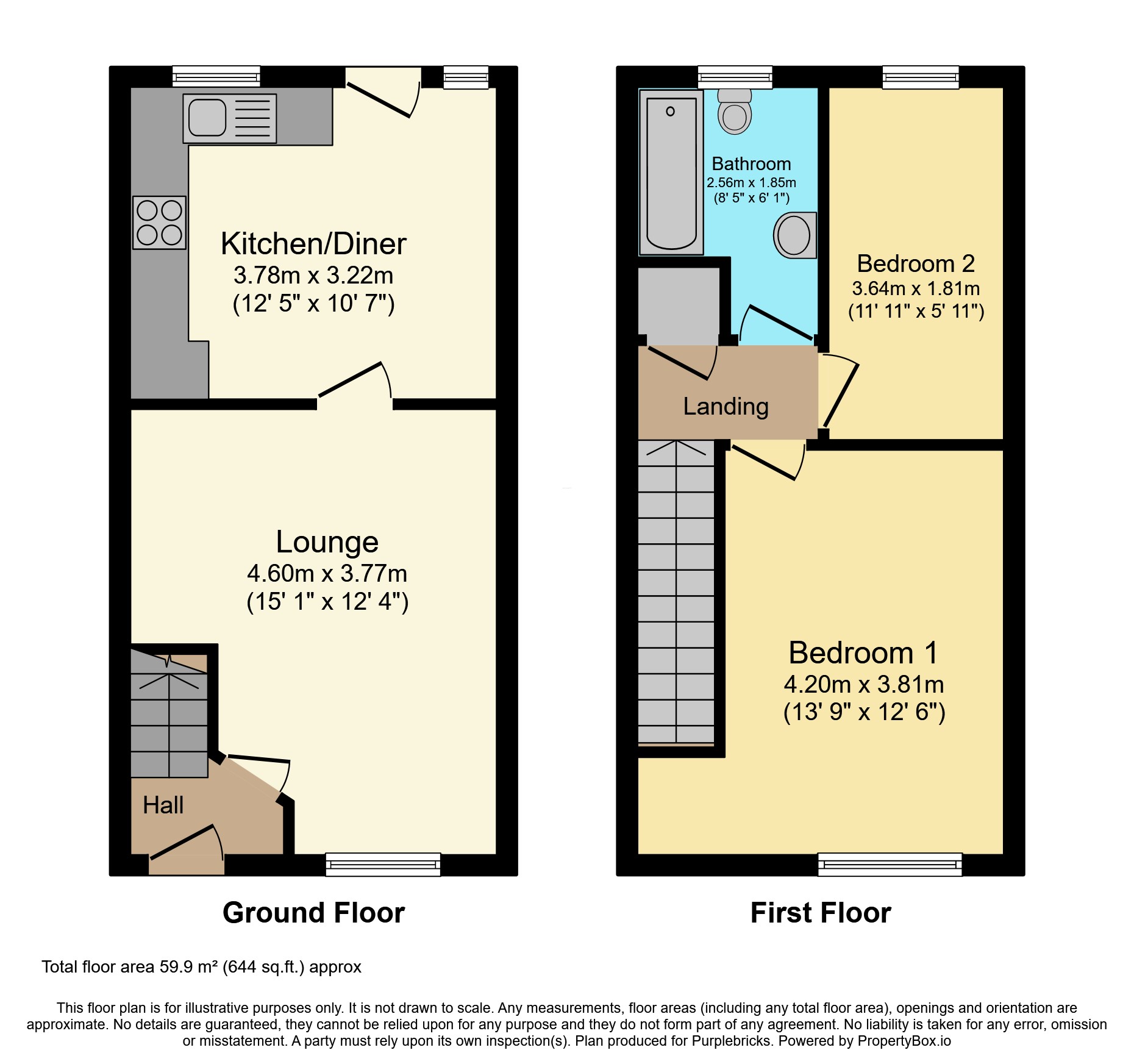 10, Otterbrook, Peterborough floorplan