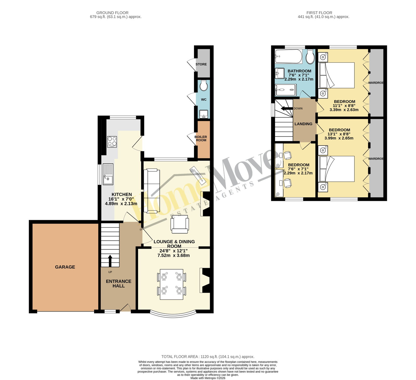 8, Hill Road, Nottingham floorplan