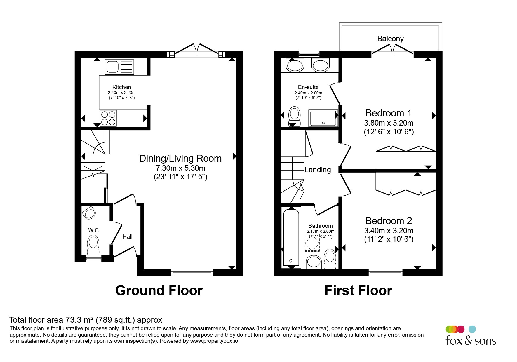 9, Burnes Vale, Brighton floorplan